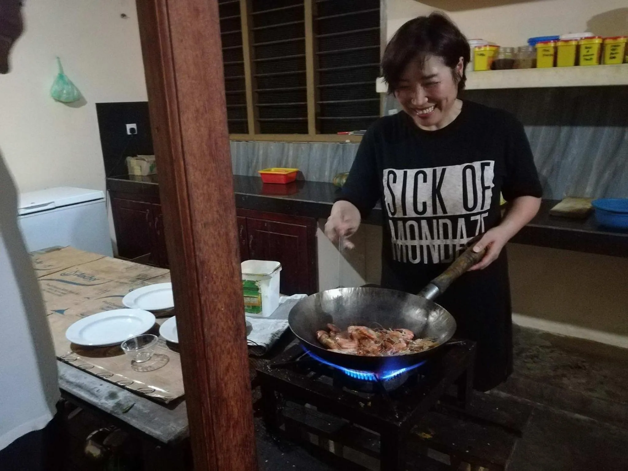 Kitchen or kitchenette in Thirumalai Park