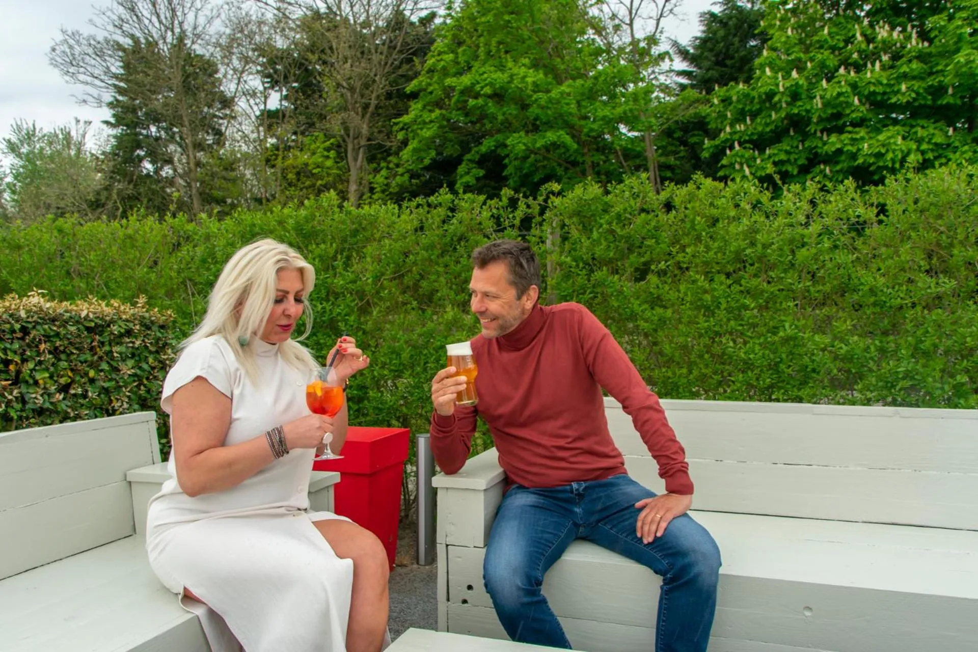 Patio in ibis De Haan