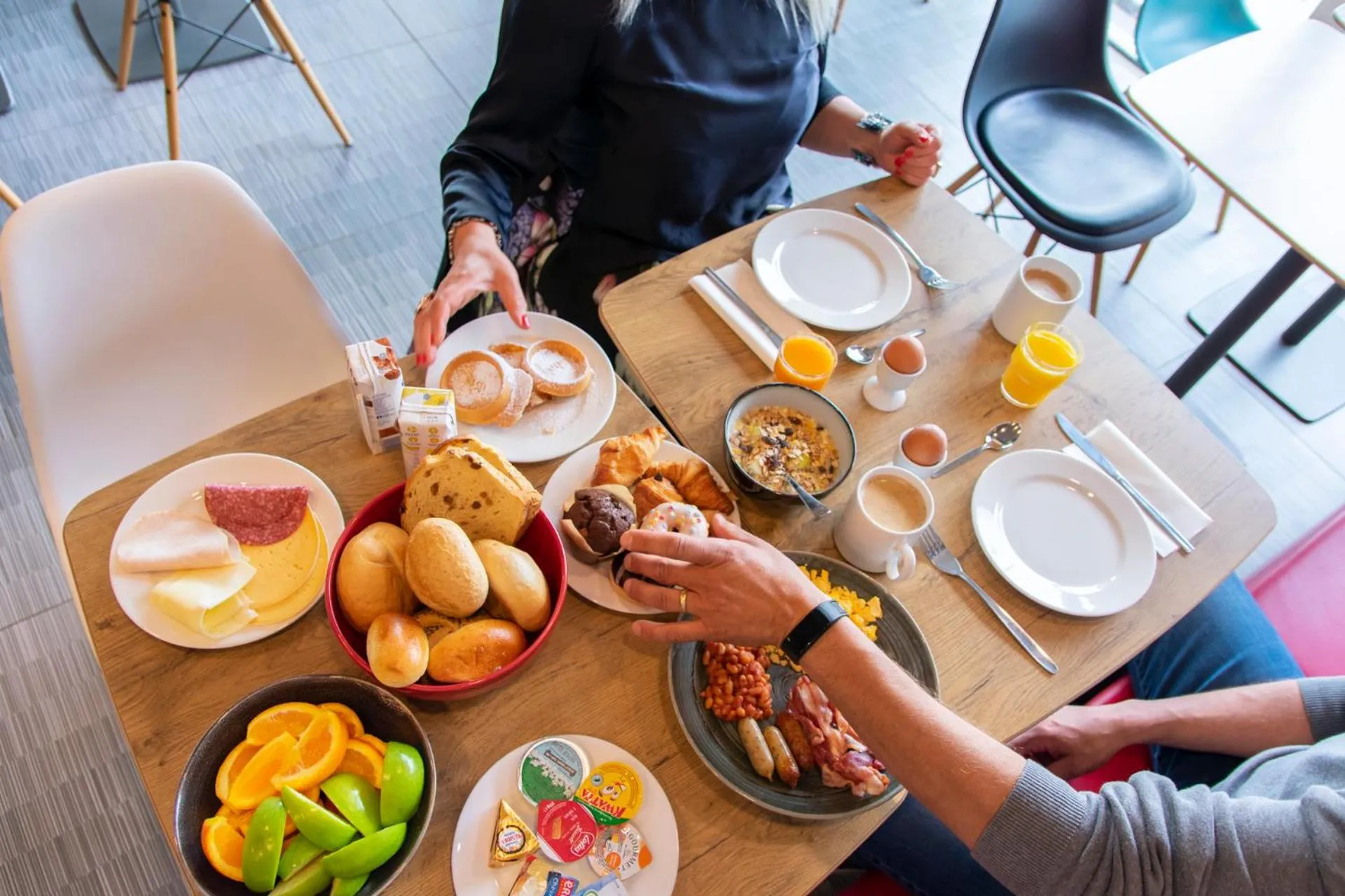 Breakfast in ibis De Haan