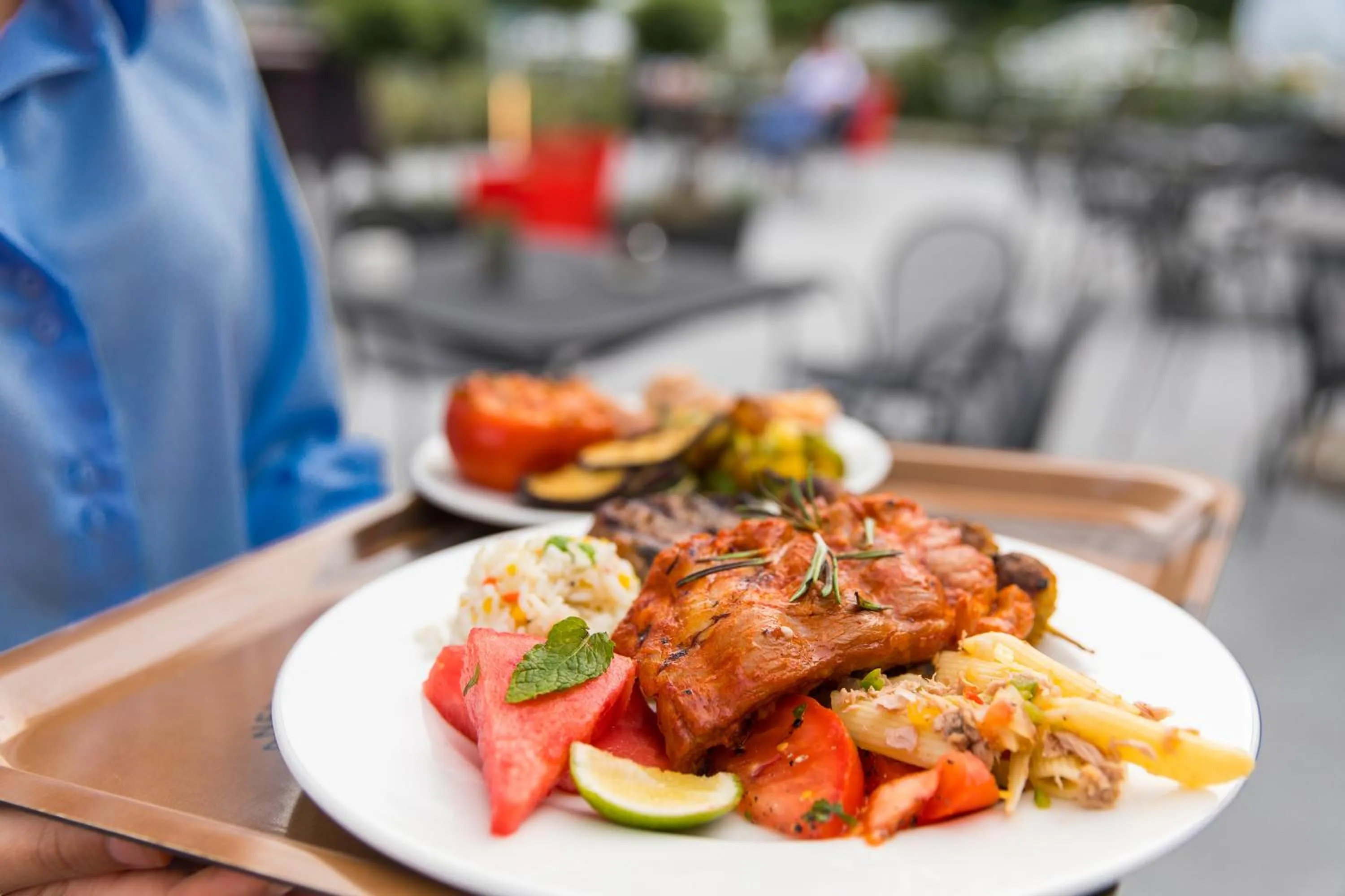 Meals in ibis De Haan