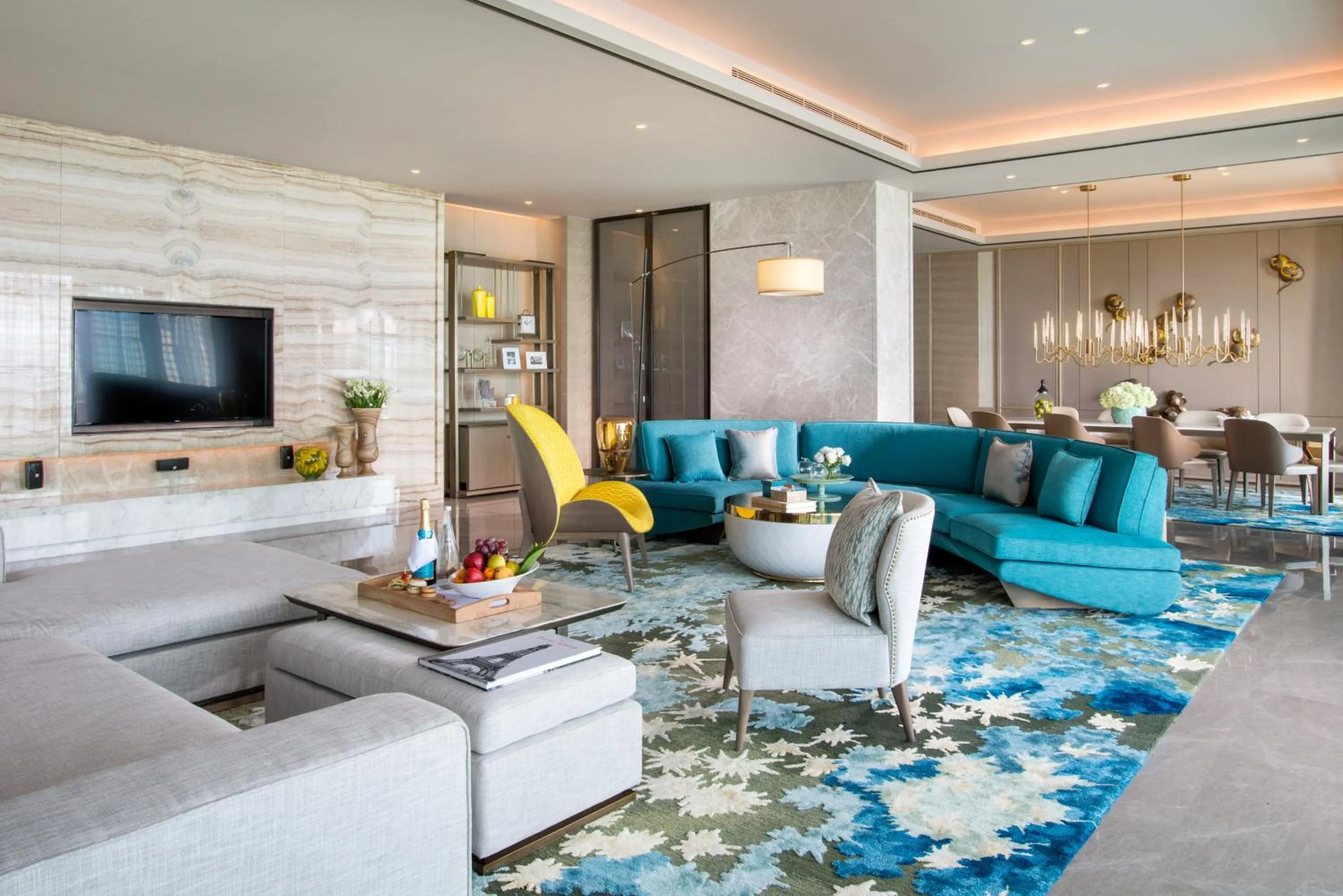 Living room in Sofitel Sanya Leeman Resort