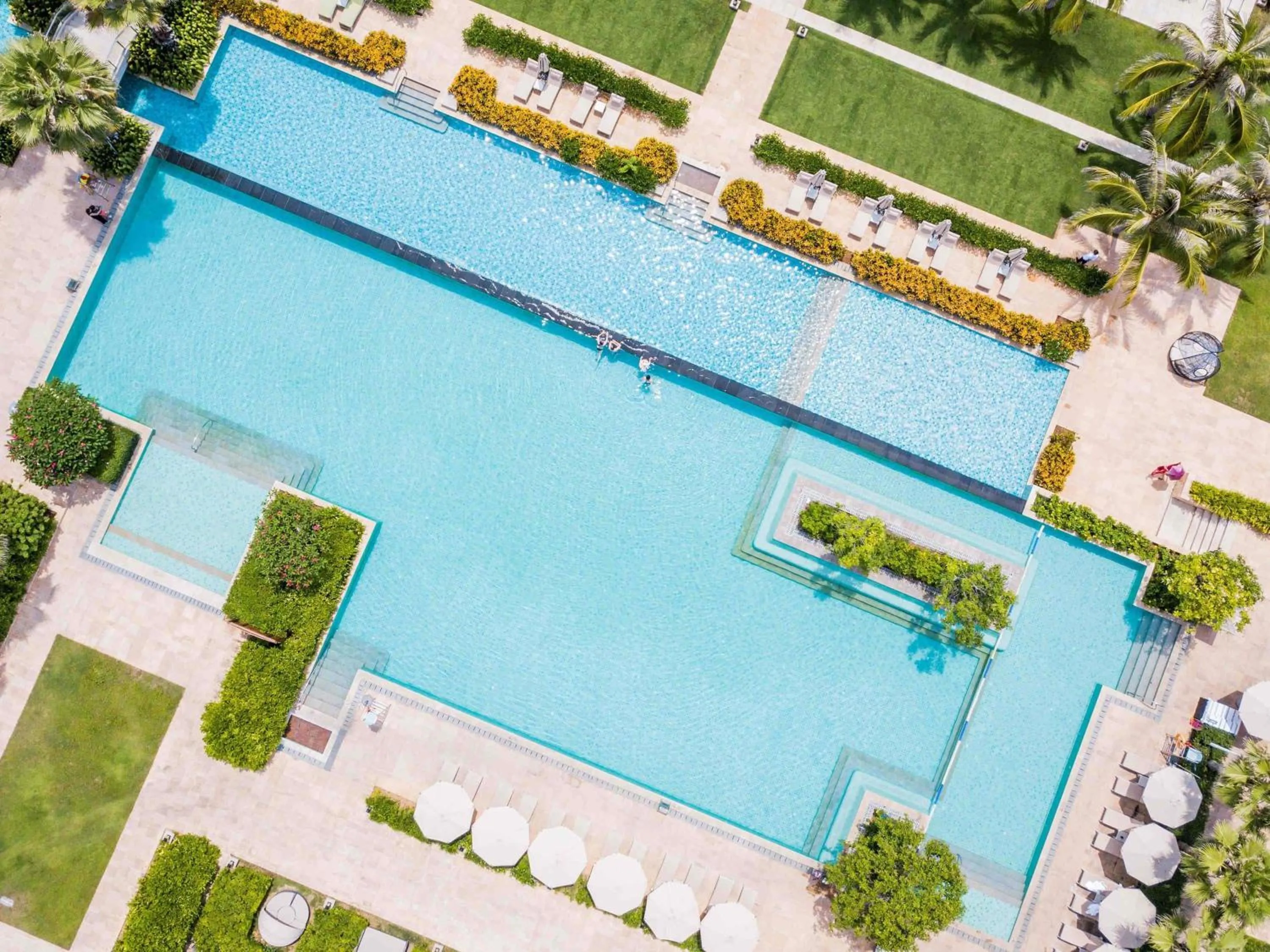 Pool view in Sofitel Sanya Leeman Resort