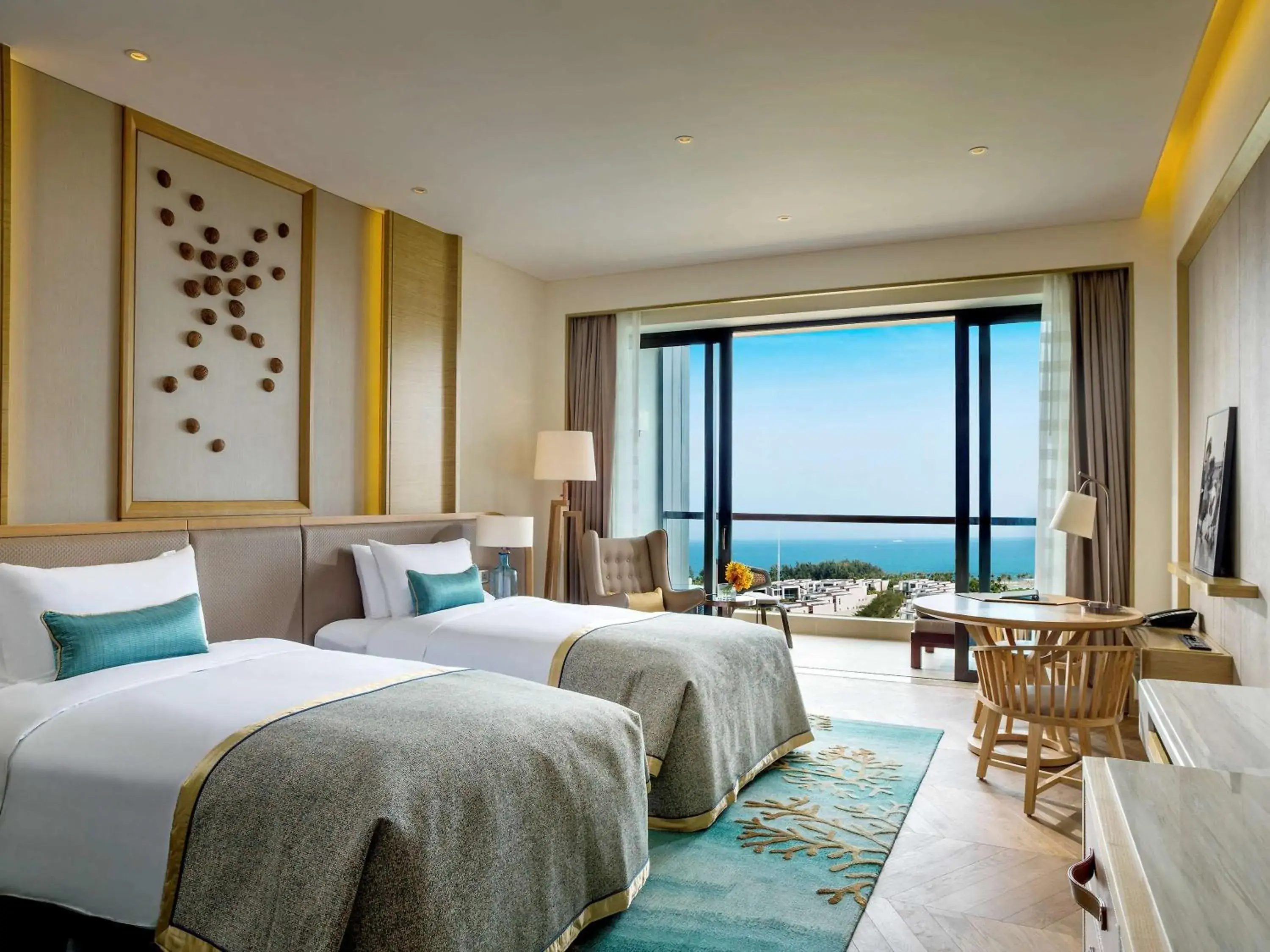 Luxury Twin Room with Ocean View and Club Access in Sofitel Sanya Leeman Resort Luxury Twin Room with Ocean View and Club Access in Sofitel Sanya Leeman Resort