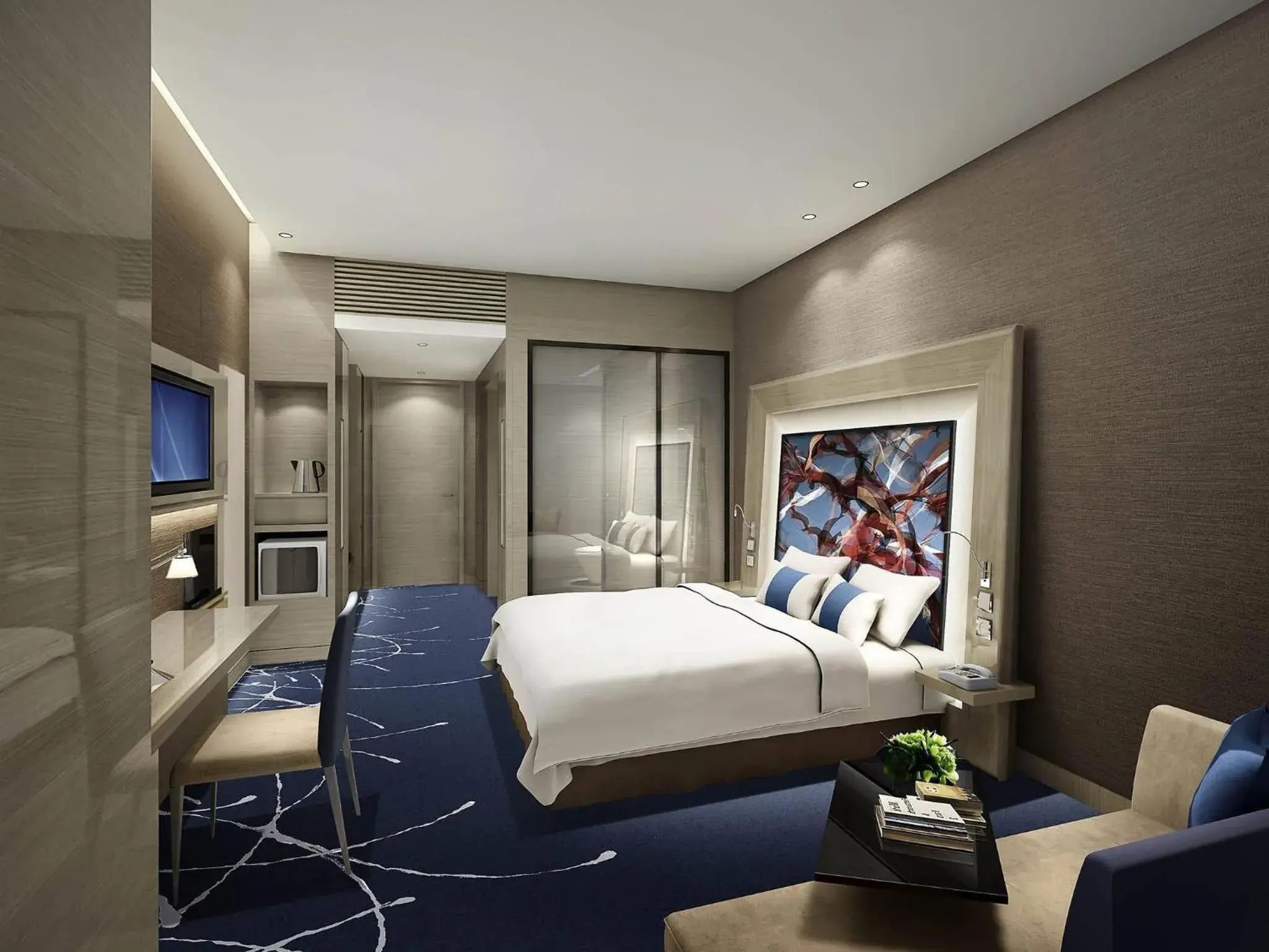 Superior Room with 1 kingsize bed in Novotel Ningbo East Superior Room with 1 kingsize bed in Novotel Ningbo East