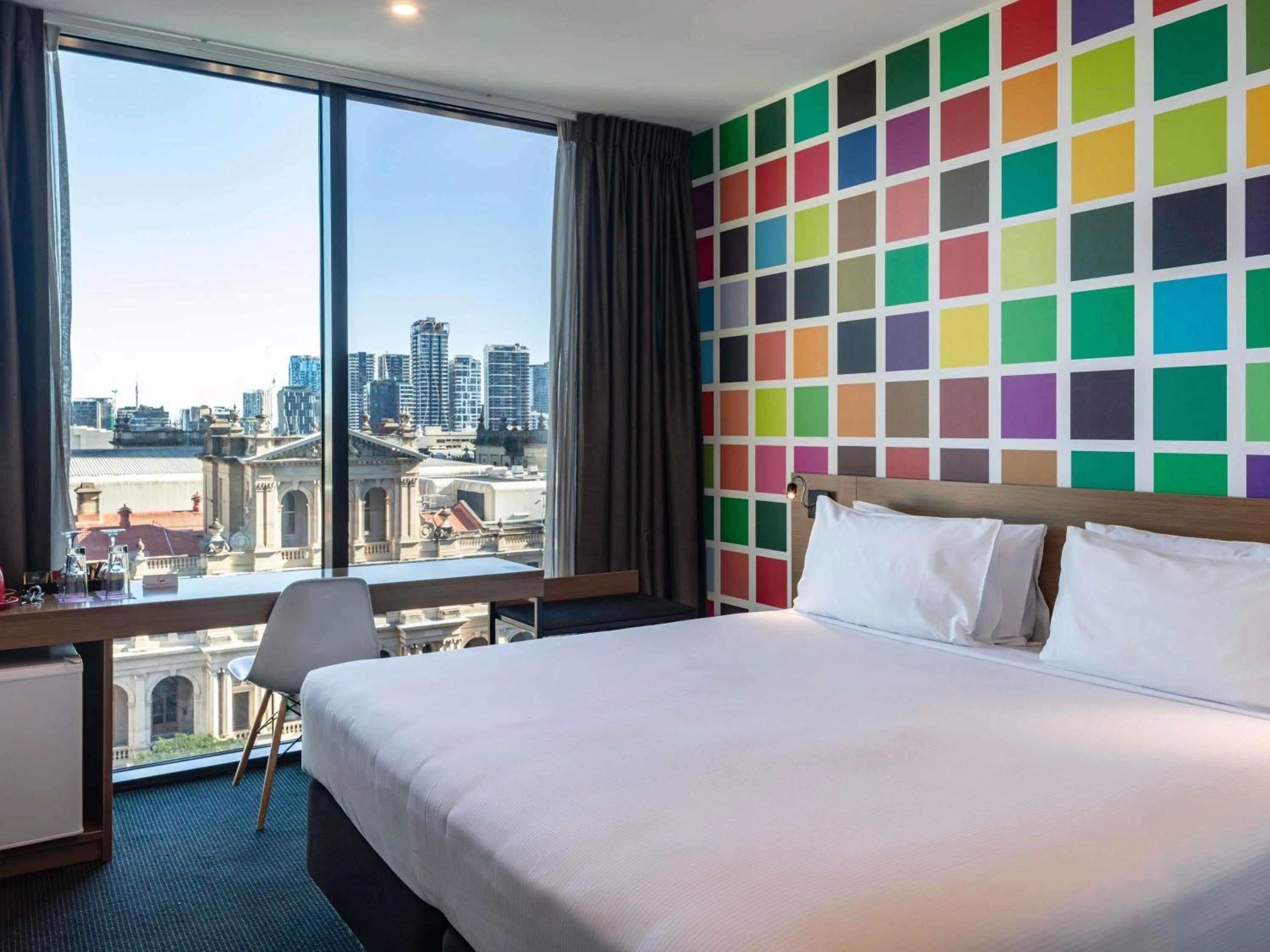 Bedroom, Bed in ibis Styles Brisbane Elizabeth Street