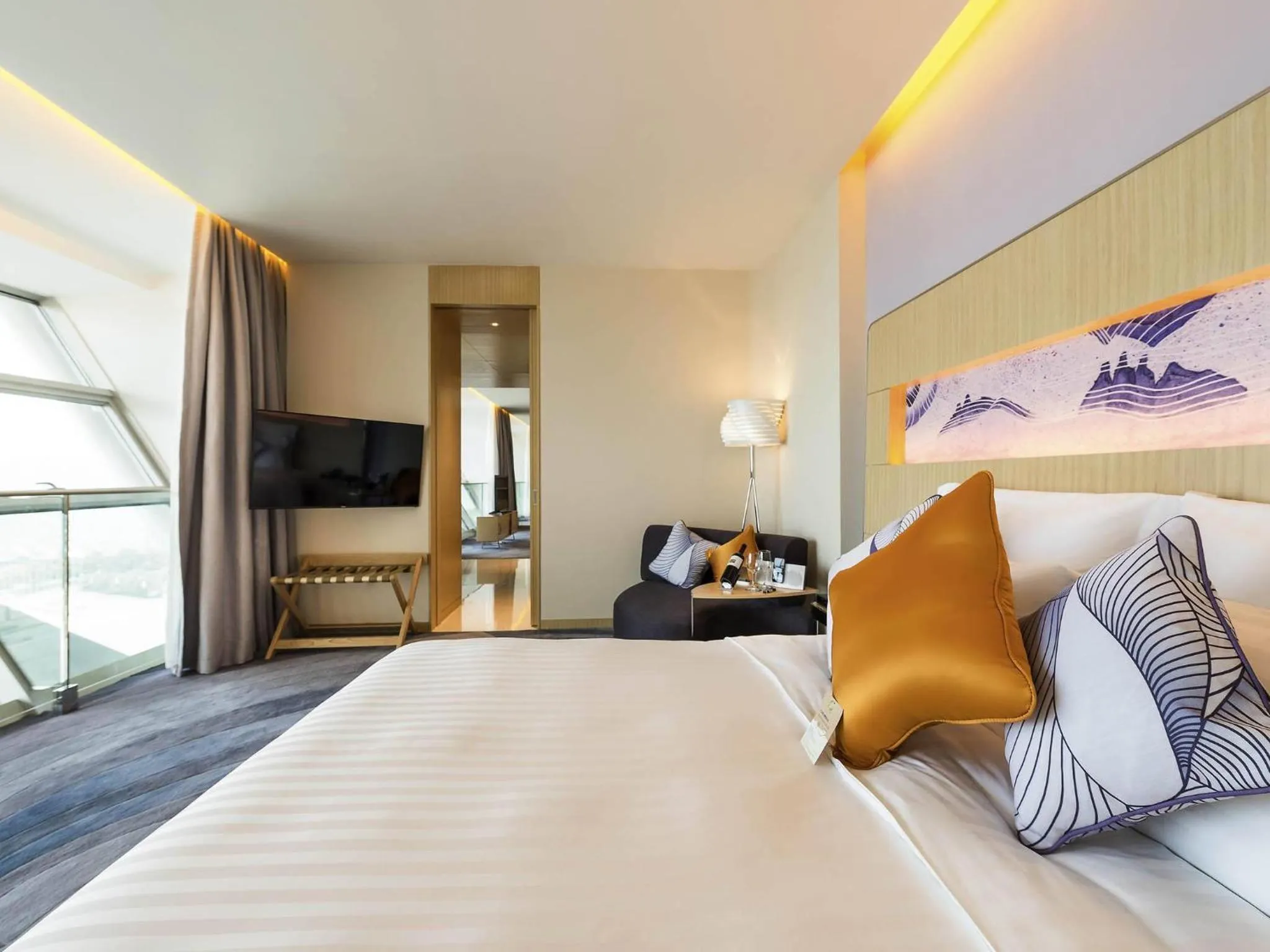Bedroom, Bed in NOVOTEL Jinji Lake Suzhou SIP