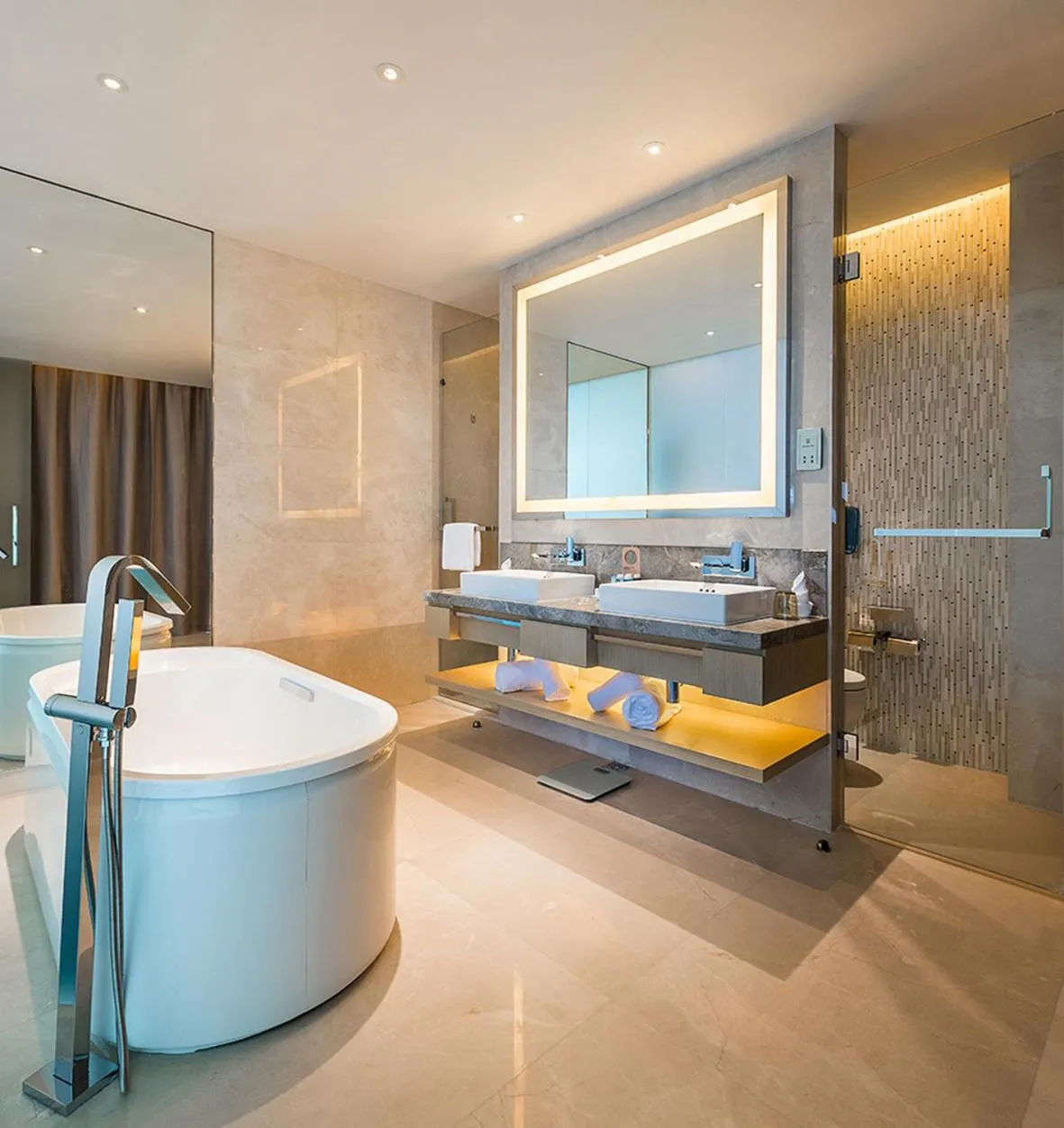 Bathroom in NOVOTEL Jinji Lake Suzhou SIP