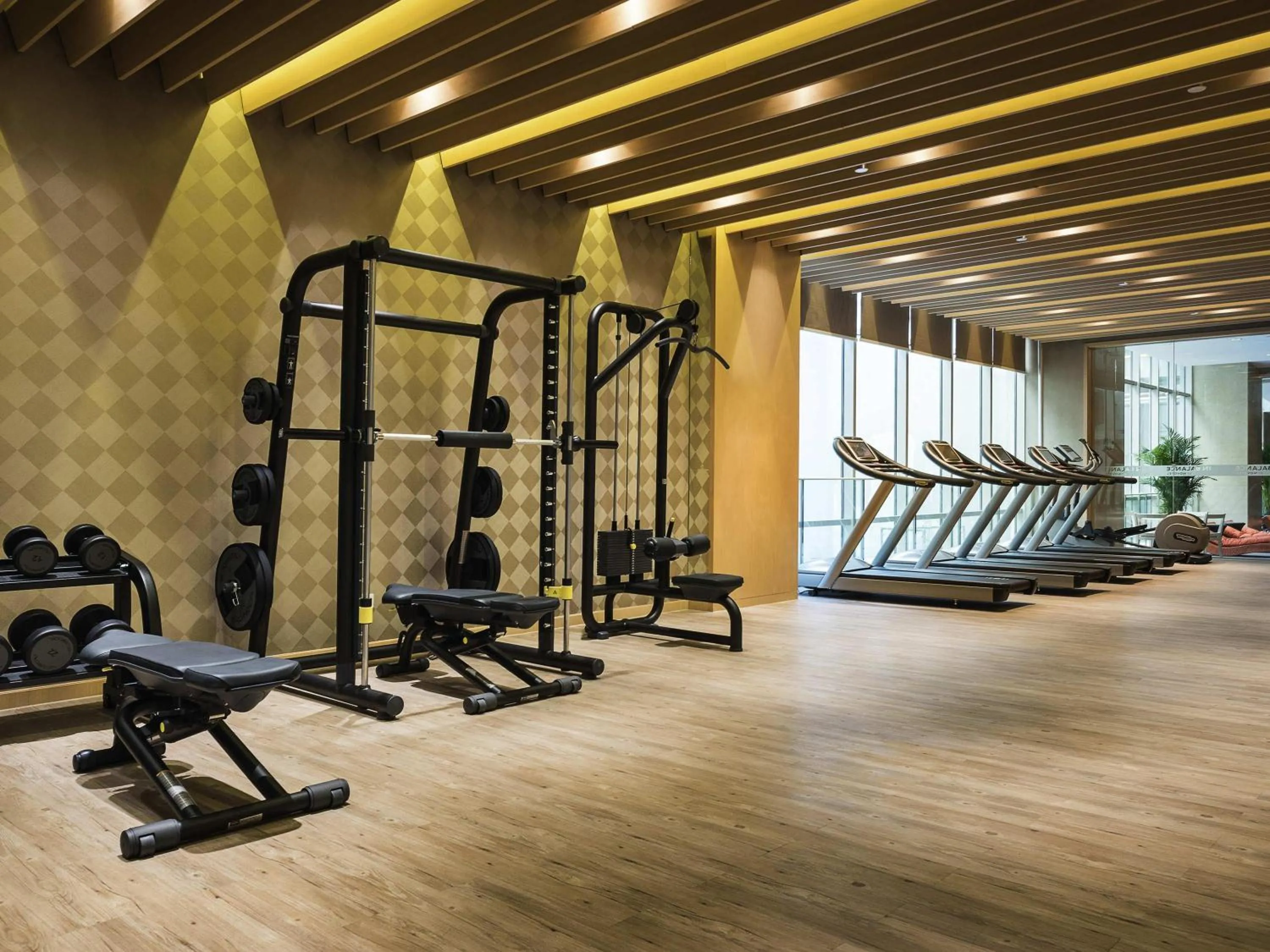 Fitness centre/facilities in NOVOTEL Jinji Lake Suzhou SIP
