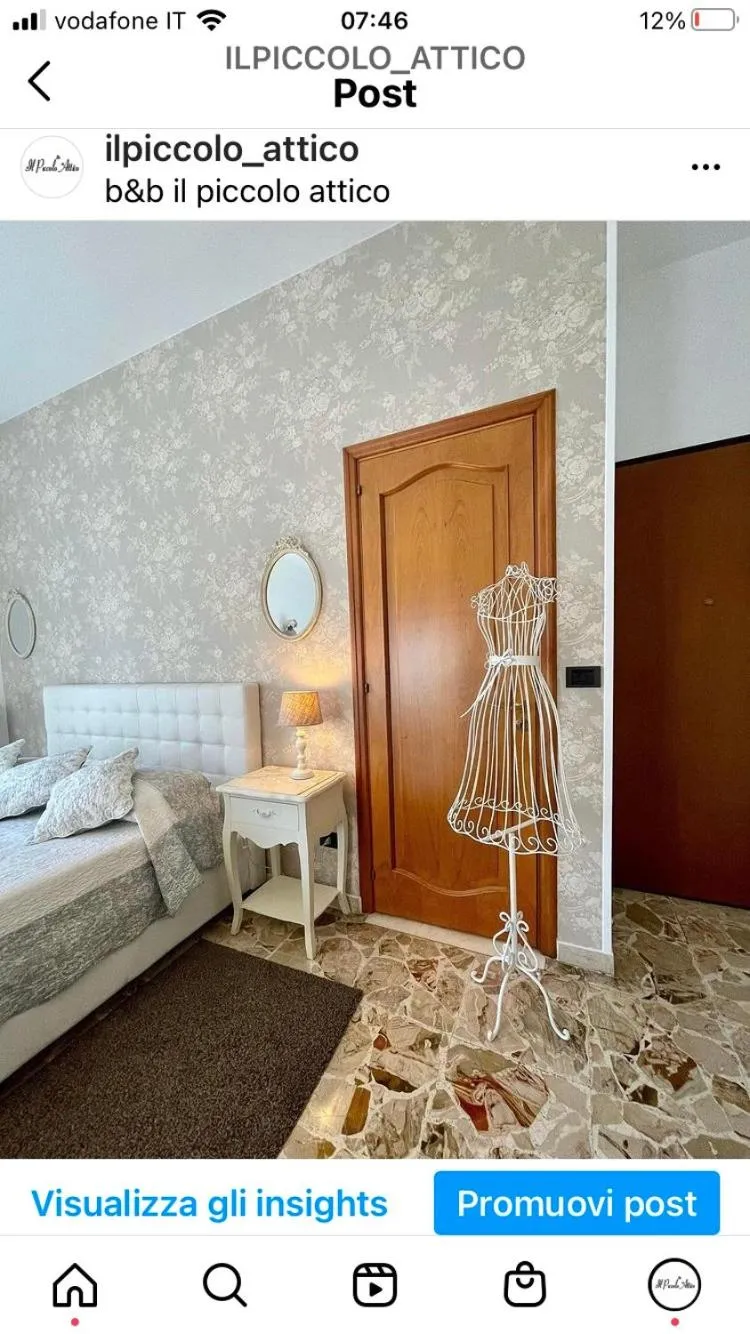 Bed in Il Piccolo Attico