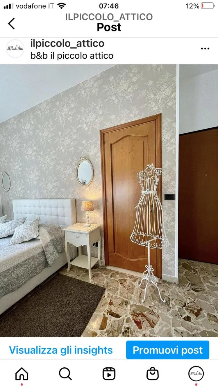 Bed in Il Piccolo Attico