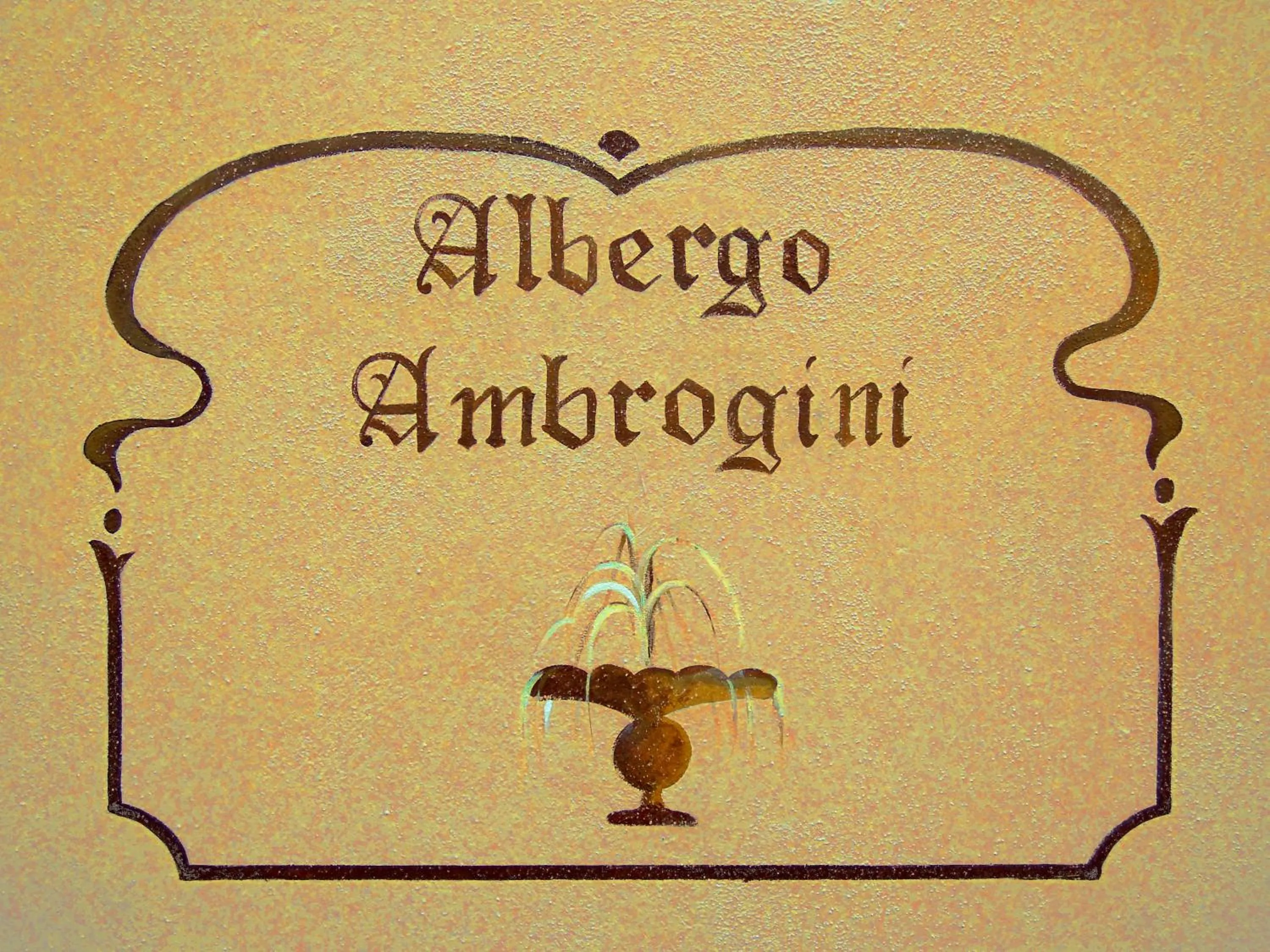 Property logo or sign in Hotel Ambrogini