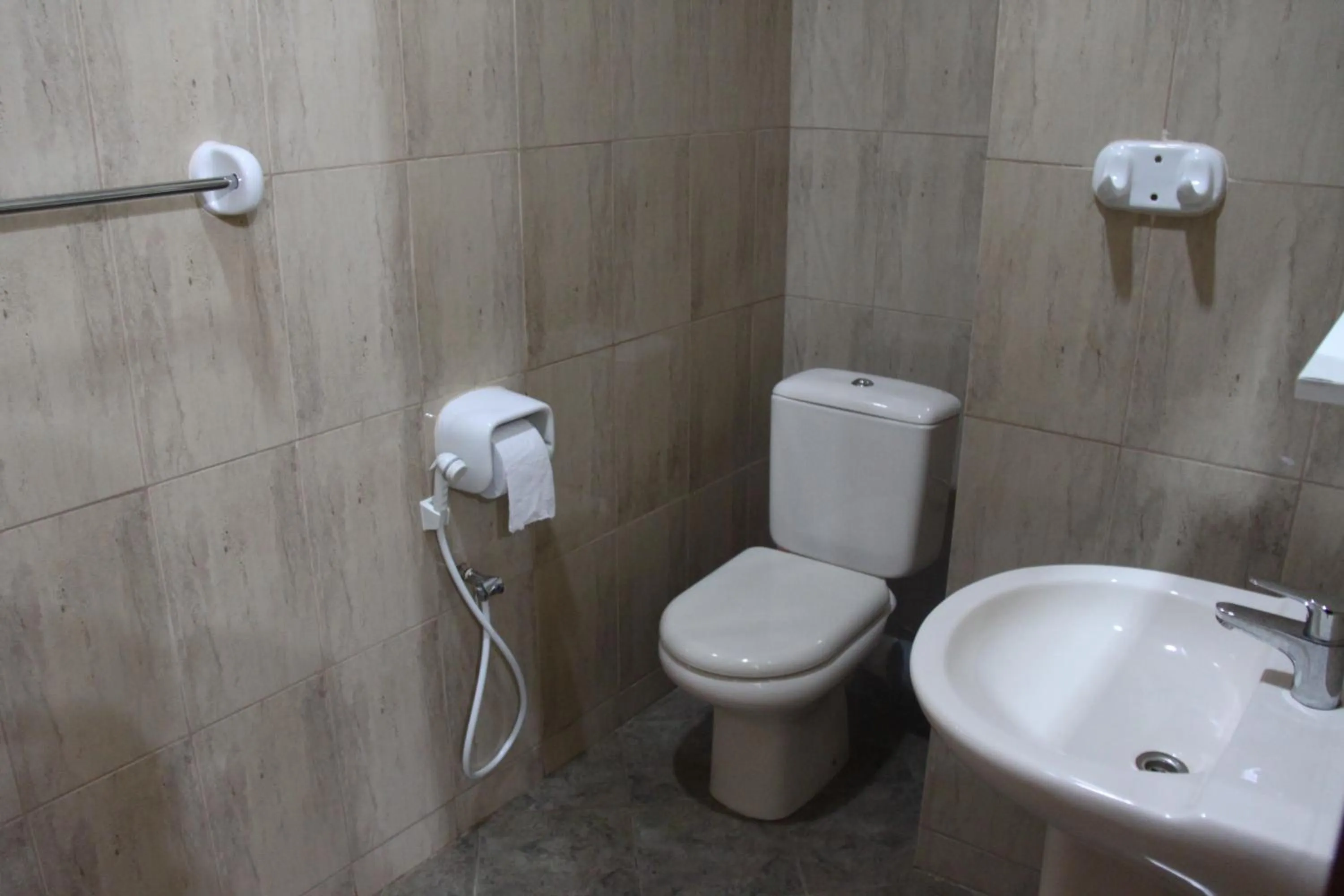 Shower in East Point Hotel Moshi