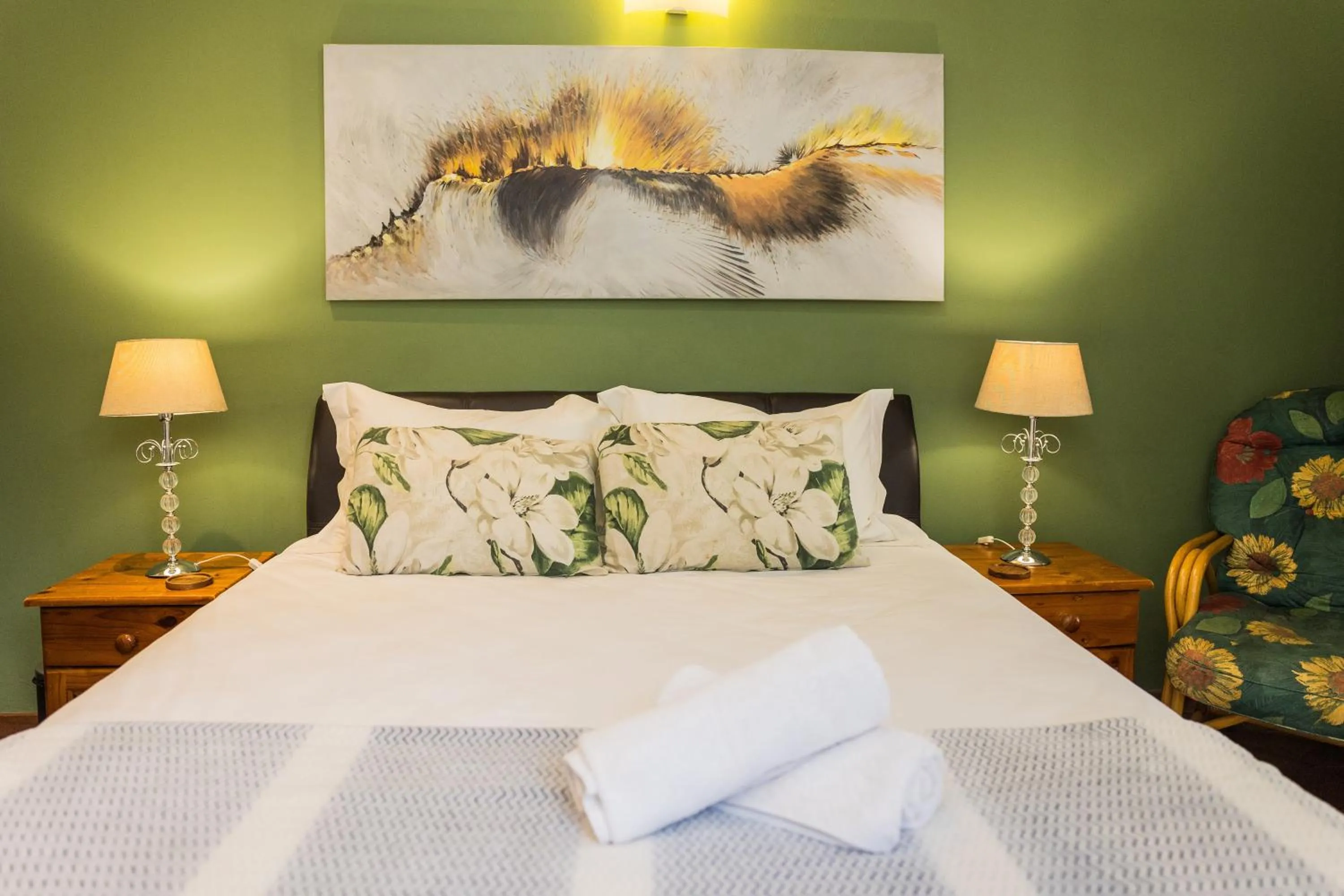 Bed in Rozendal Guest House