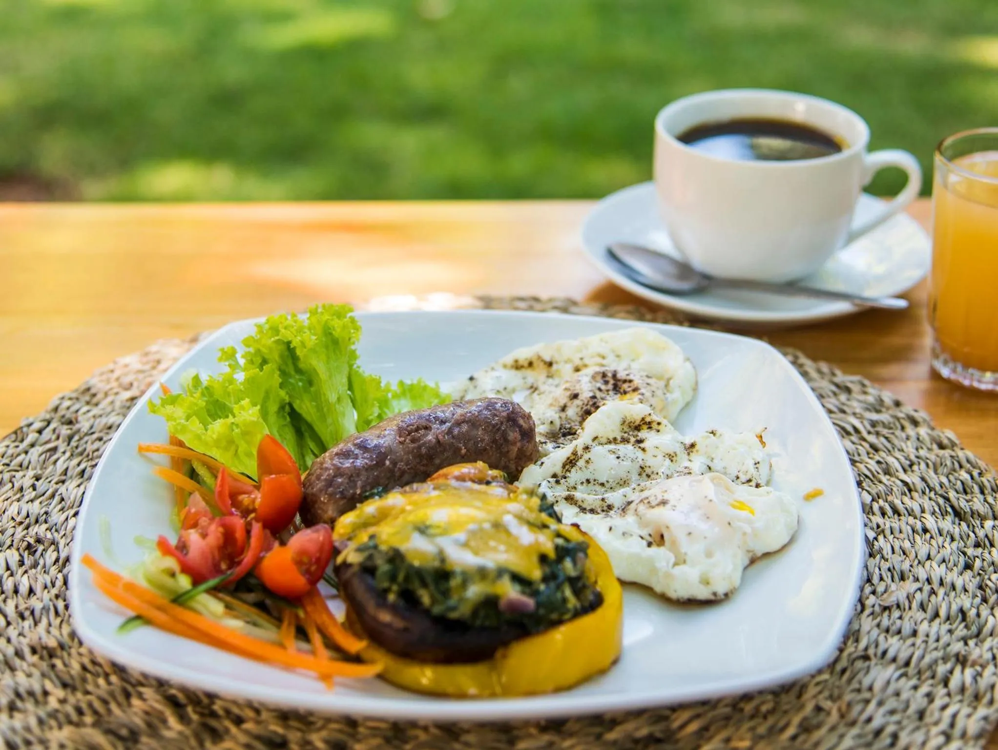 Food close-up in Rozendal Guest House