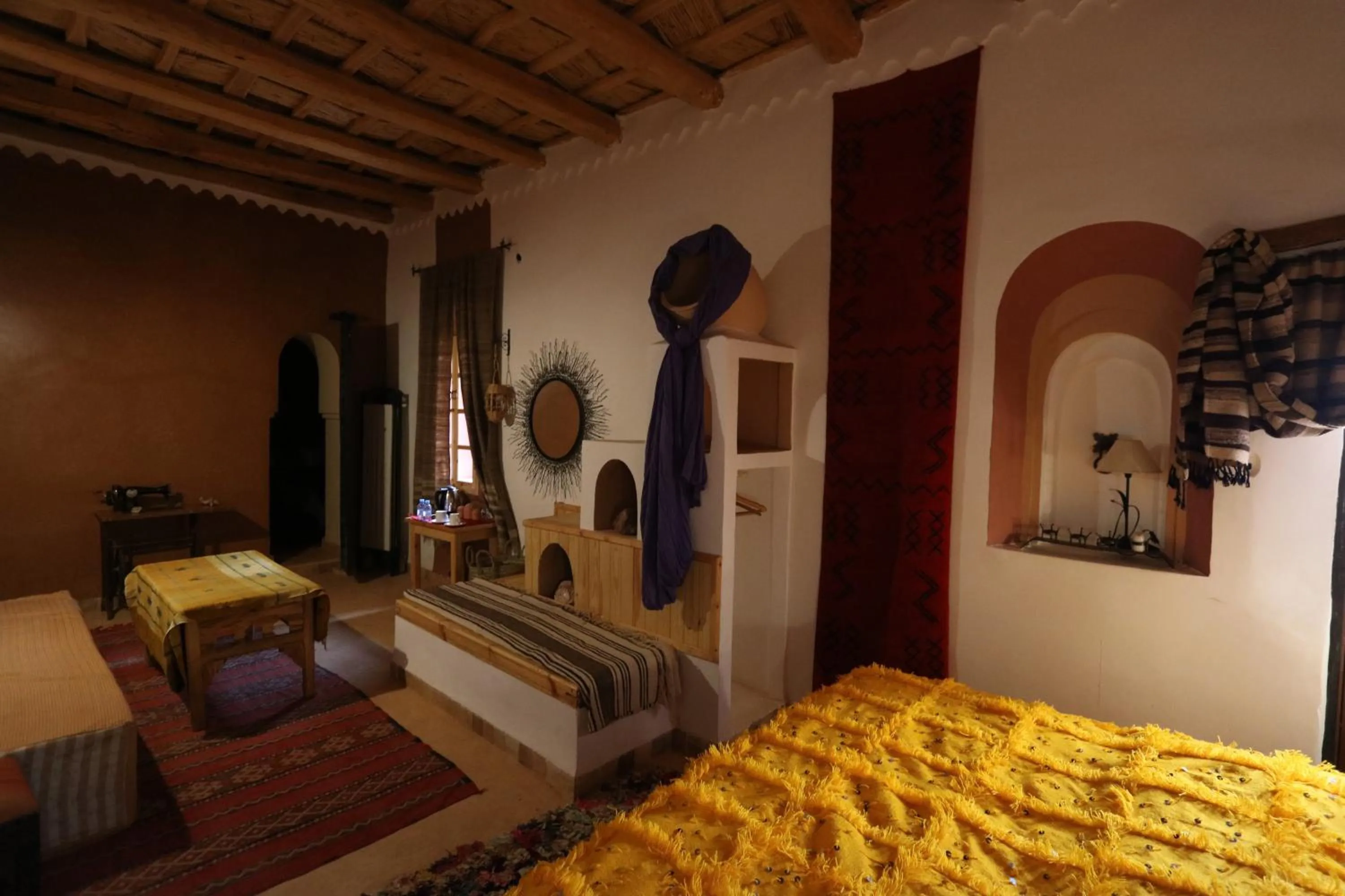 Seating area, Bed in Dar Jnan Tiouira Dades