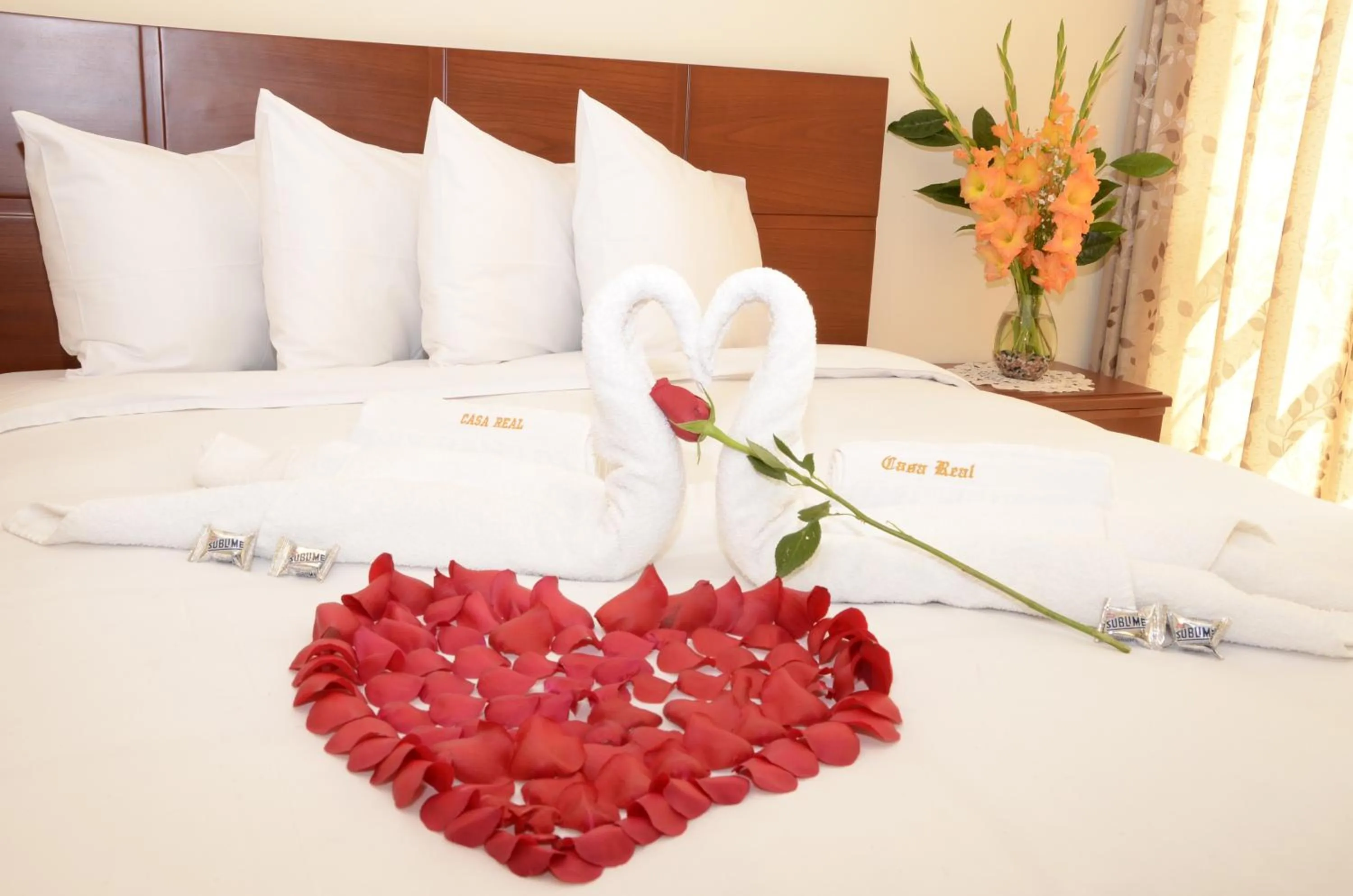 Bed in Aqua Hotel Cusco