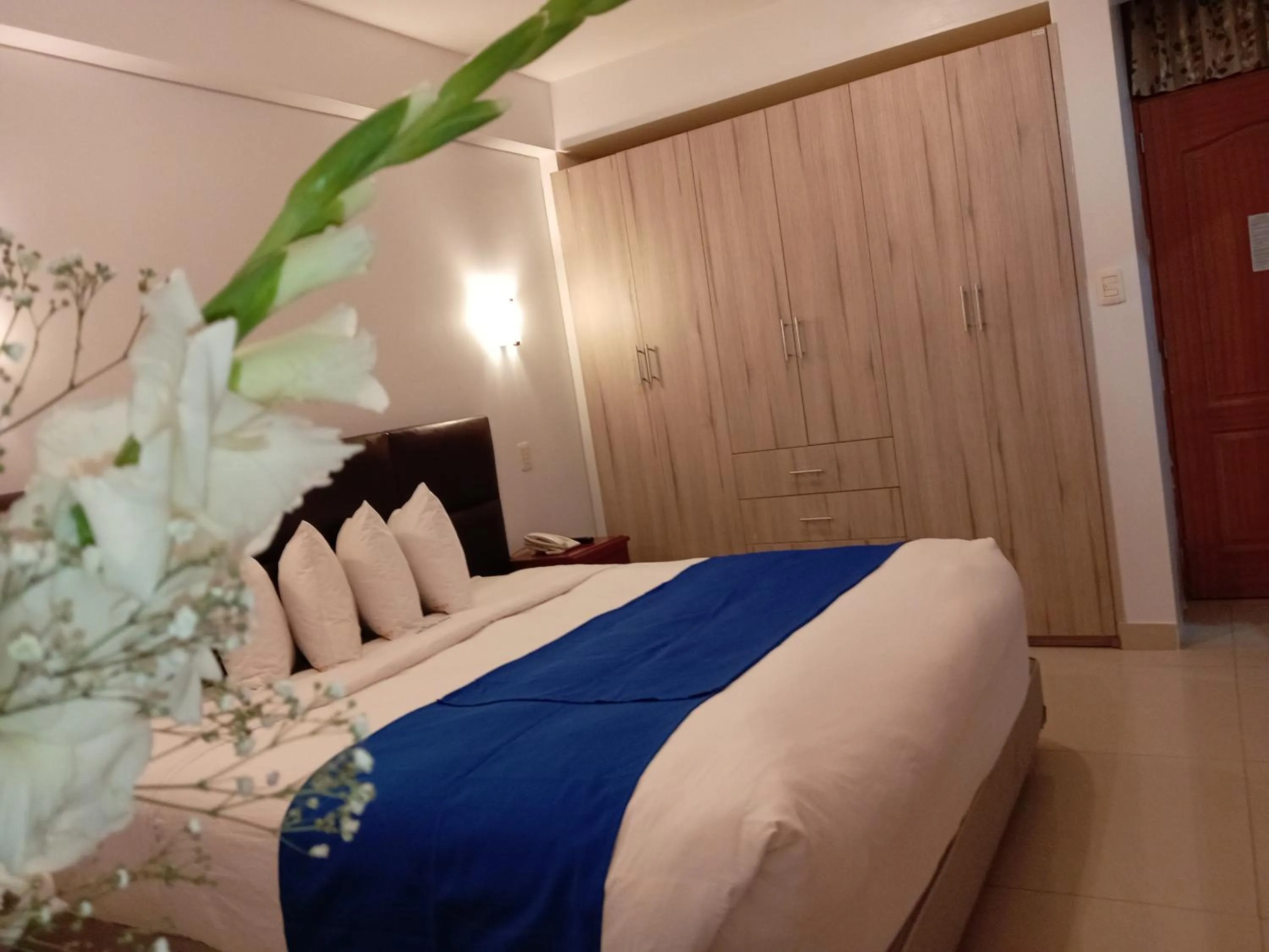 Bed in Aqua Hotel Cusco