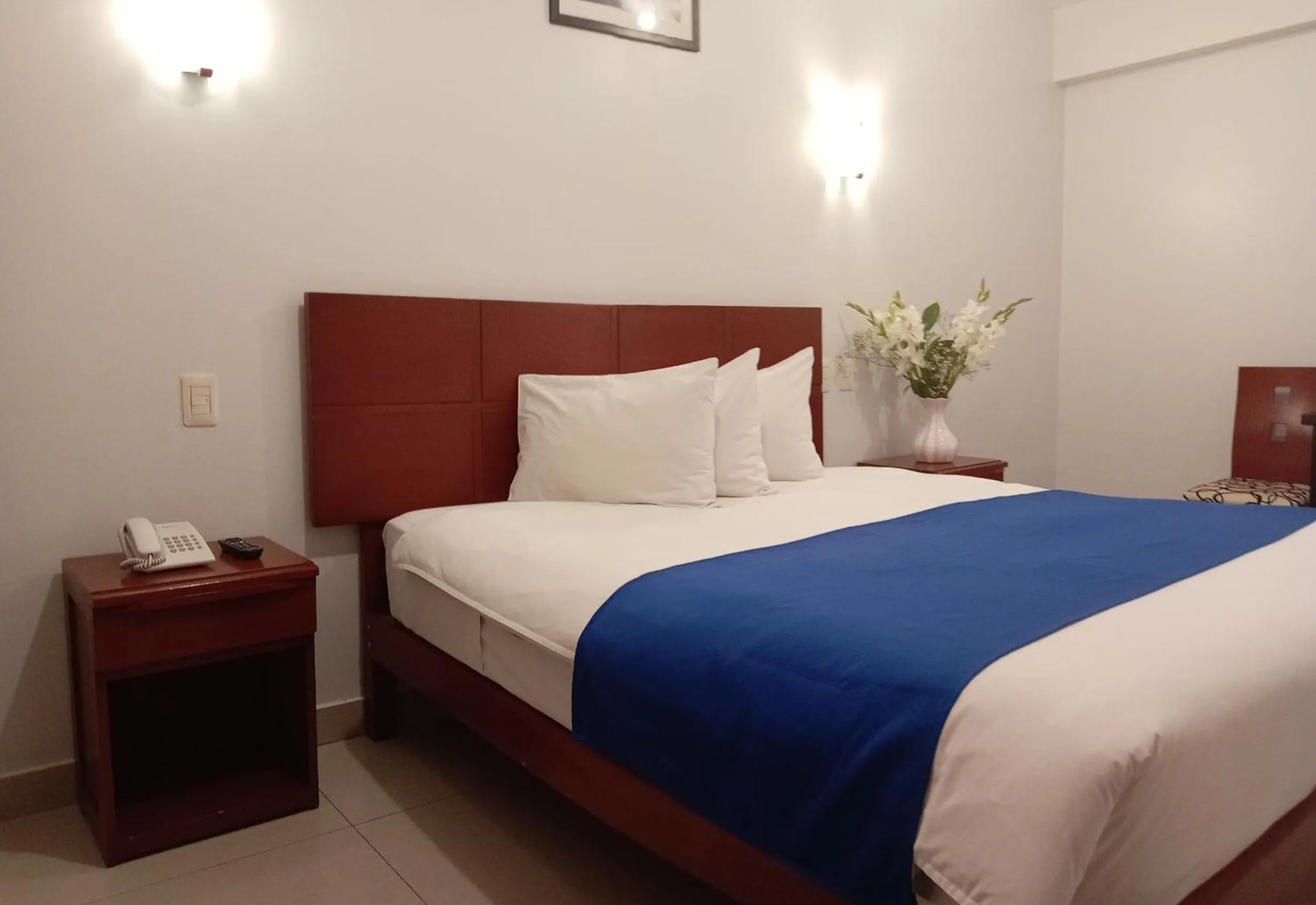 Bed in Aqua Hotel Cusco