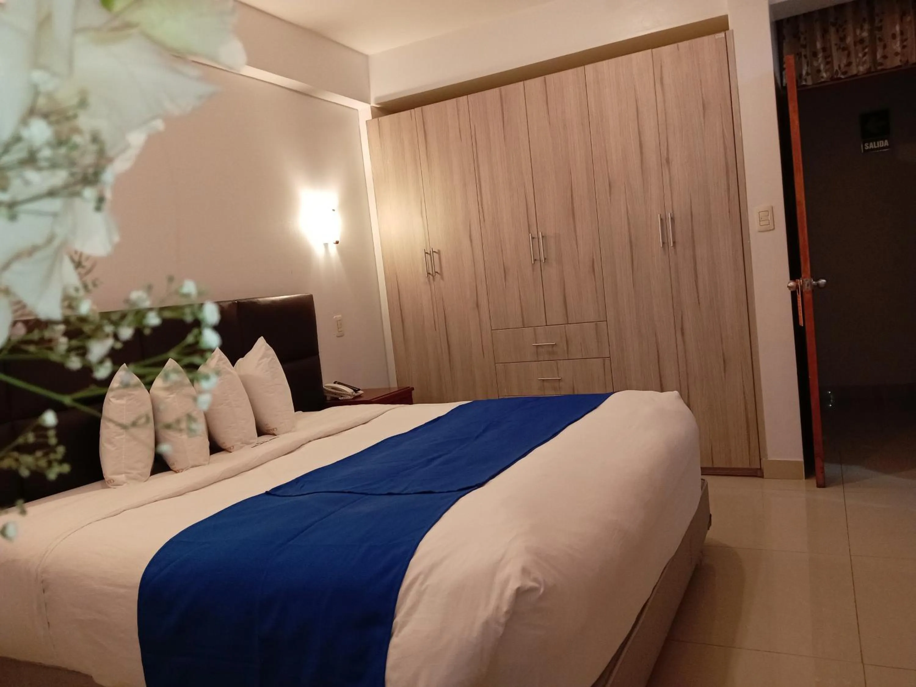 Bed in Aqua Hotel Cusco