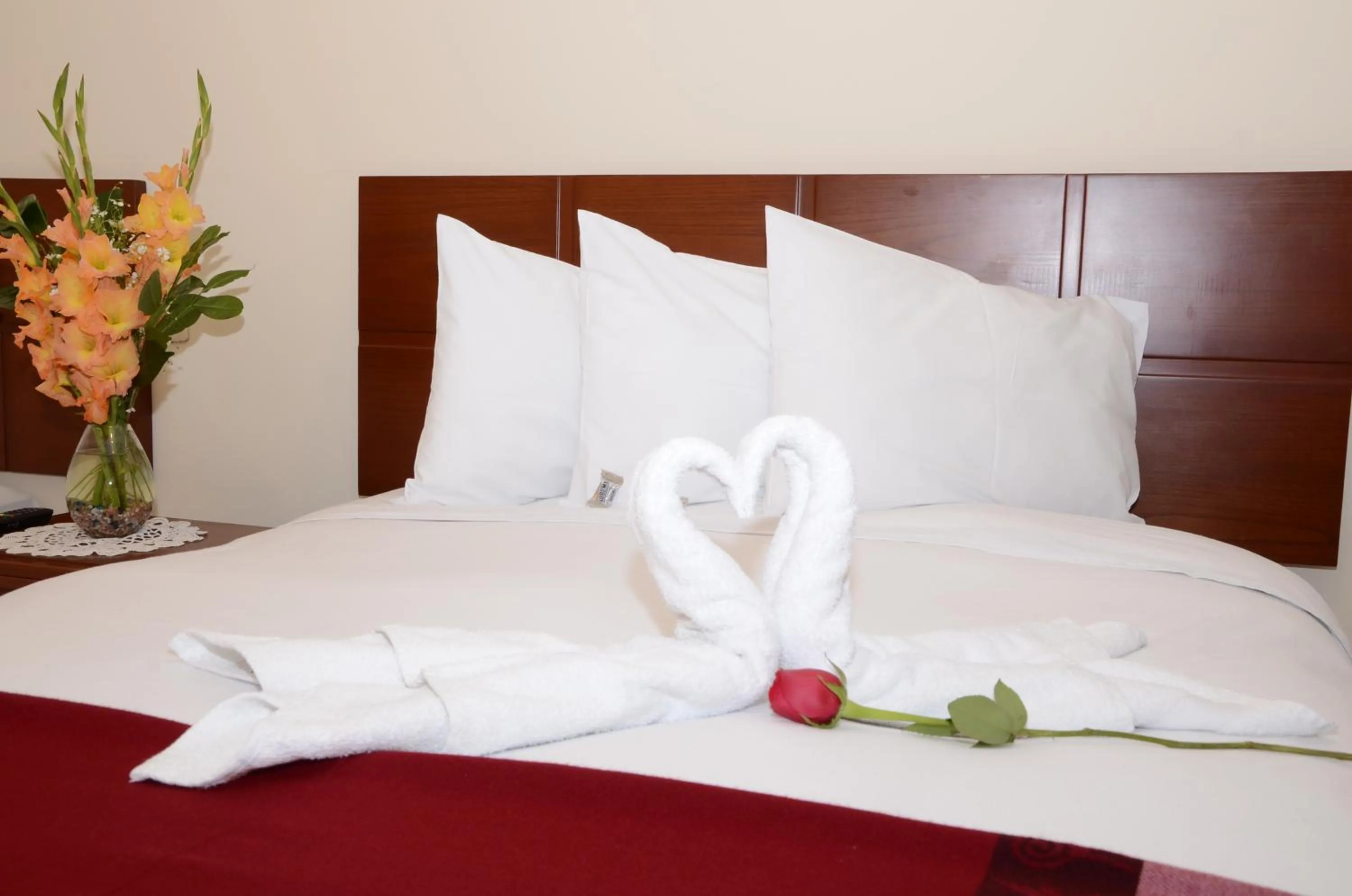 Bed in Aqua Hotel Cusco