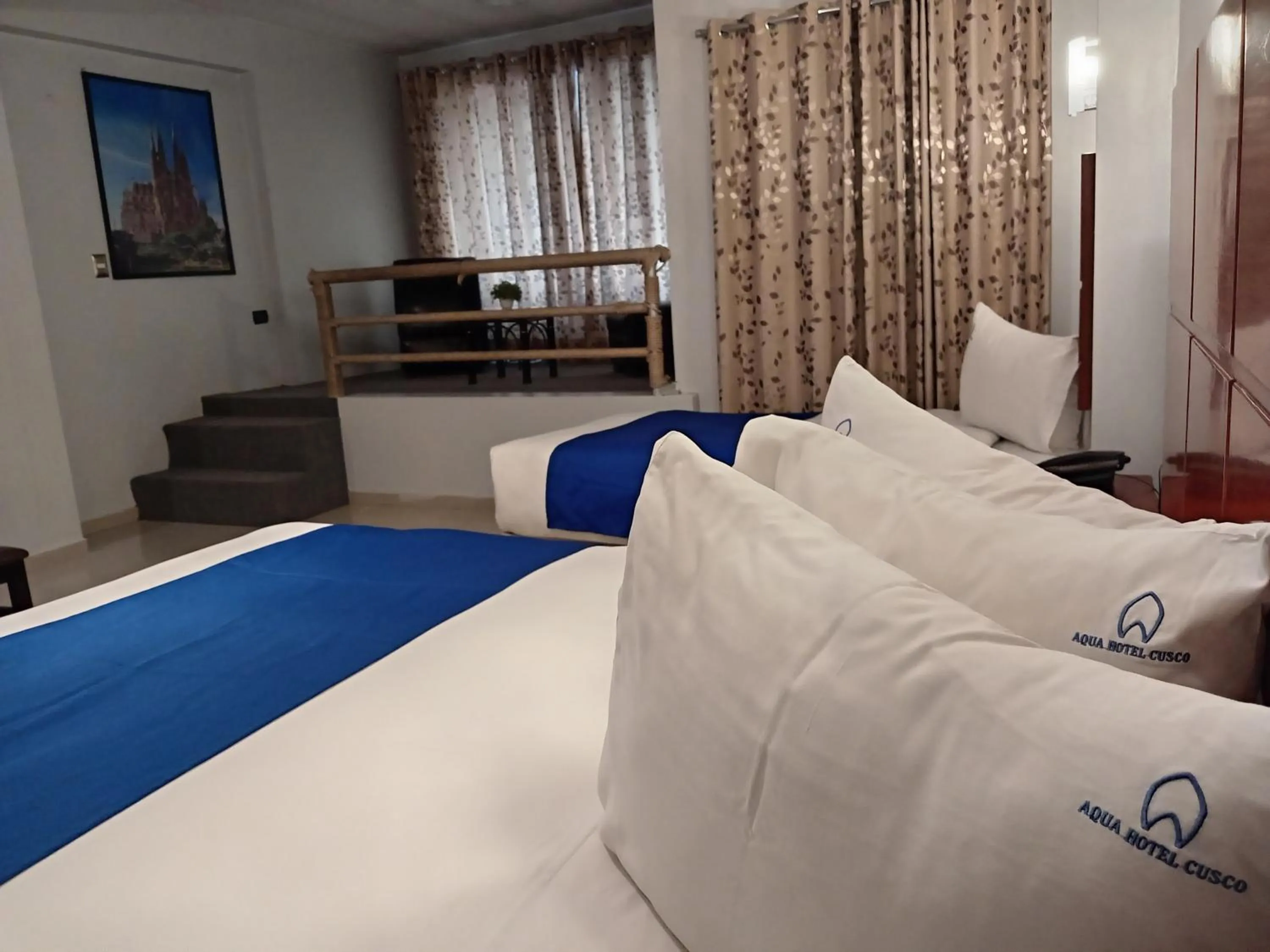 Bed in Aqua Hotel Cusco