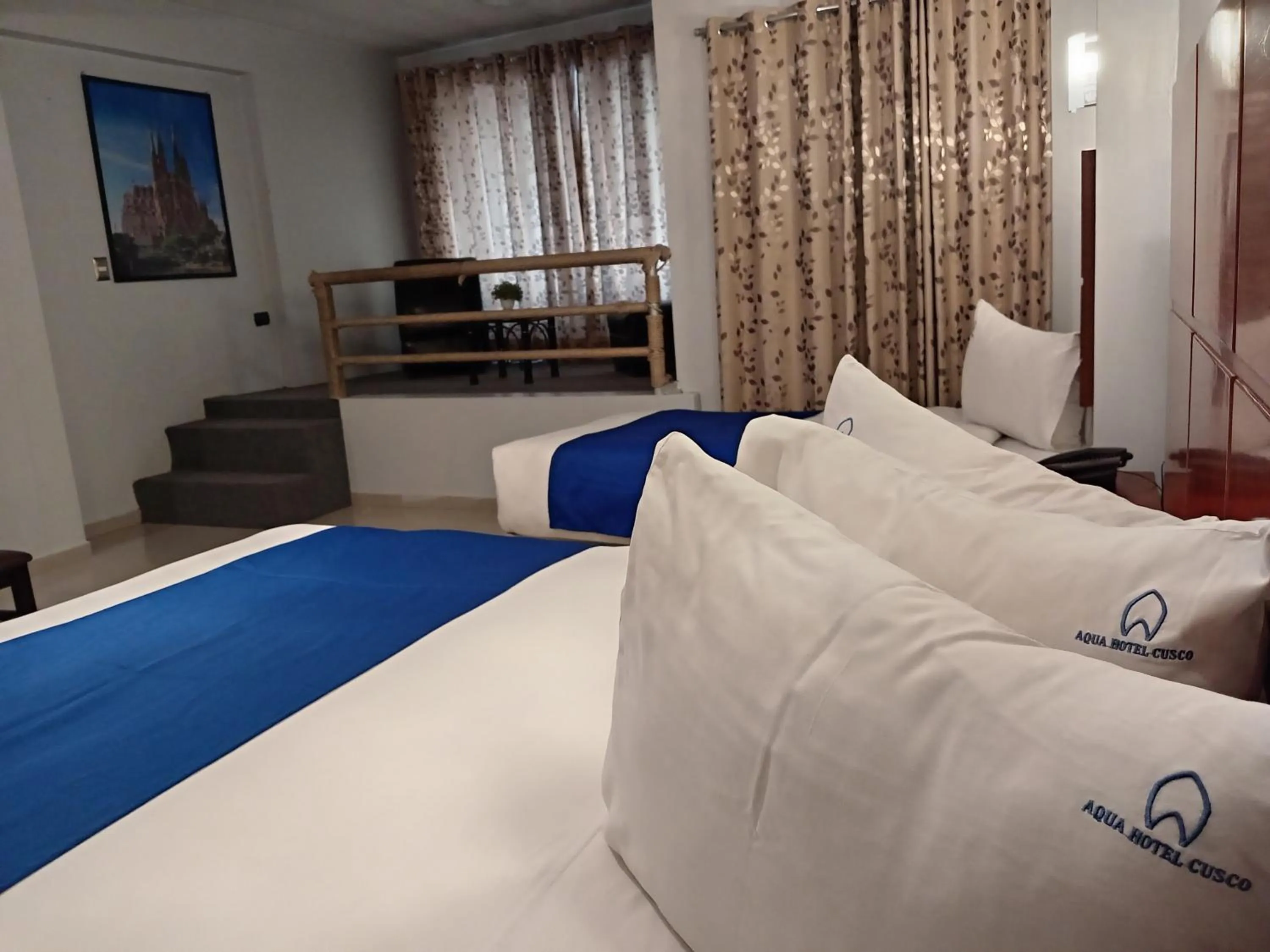 Bed in Aqua Hotel Cusco