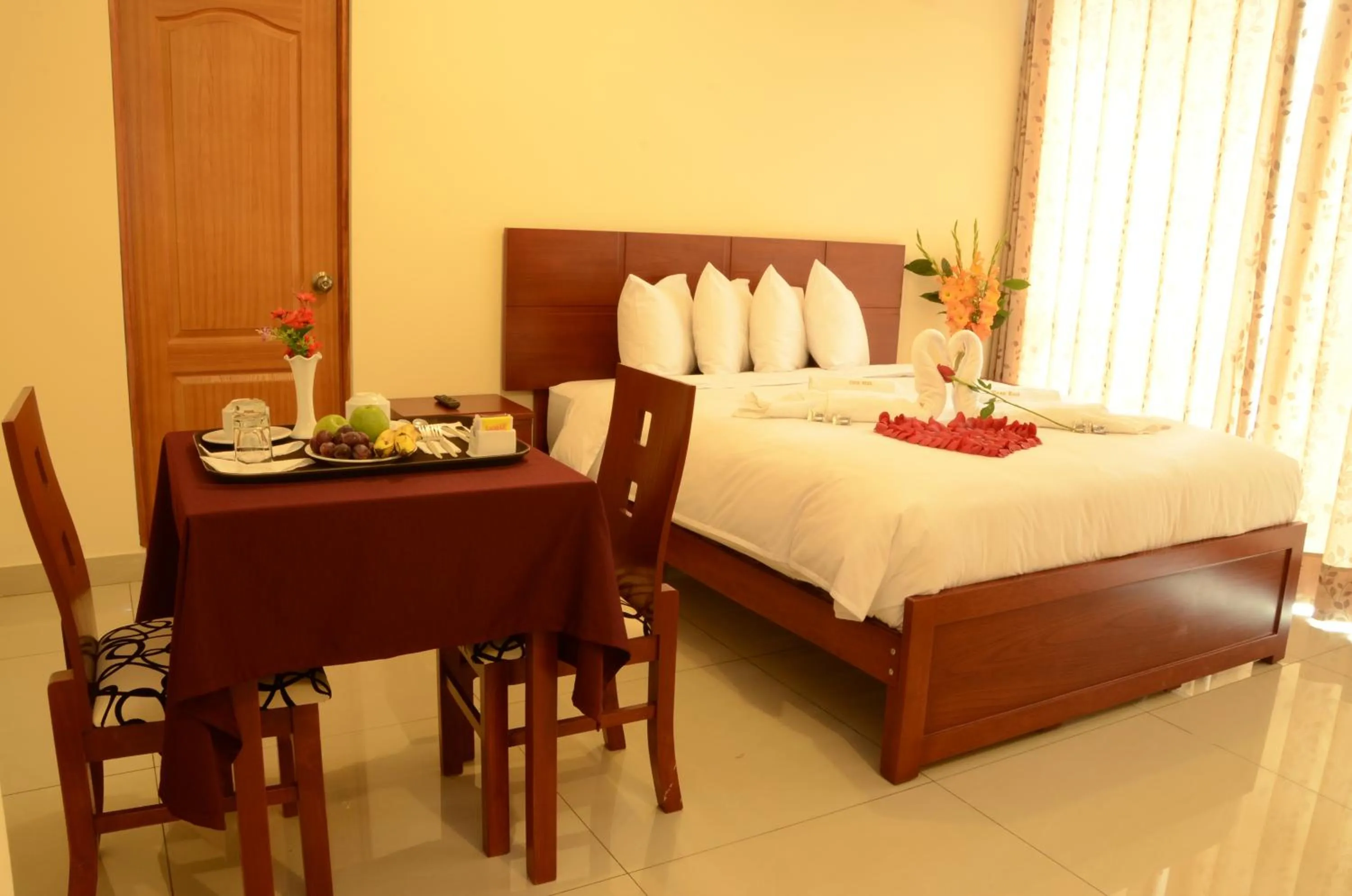 Bed in Aqua Hotel Cusco