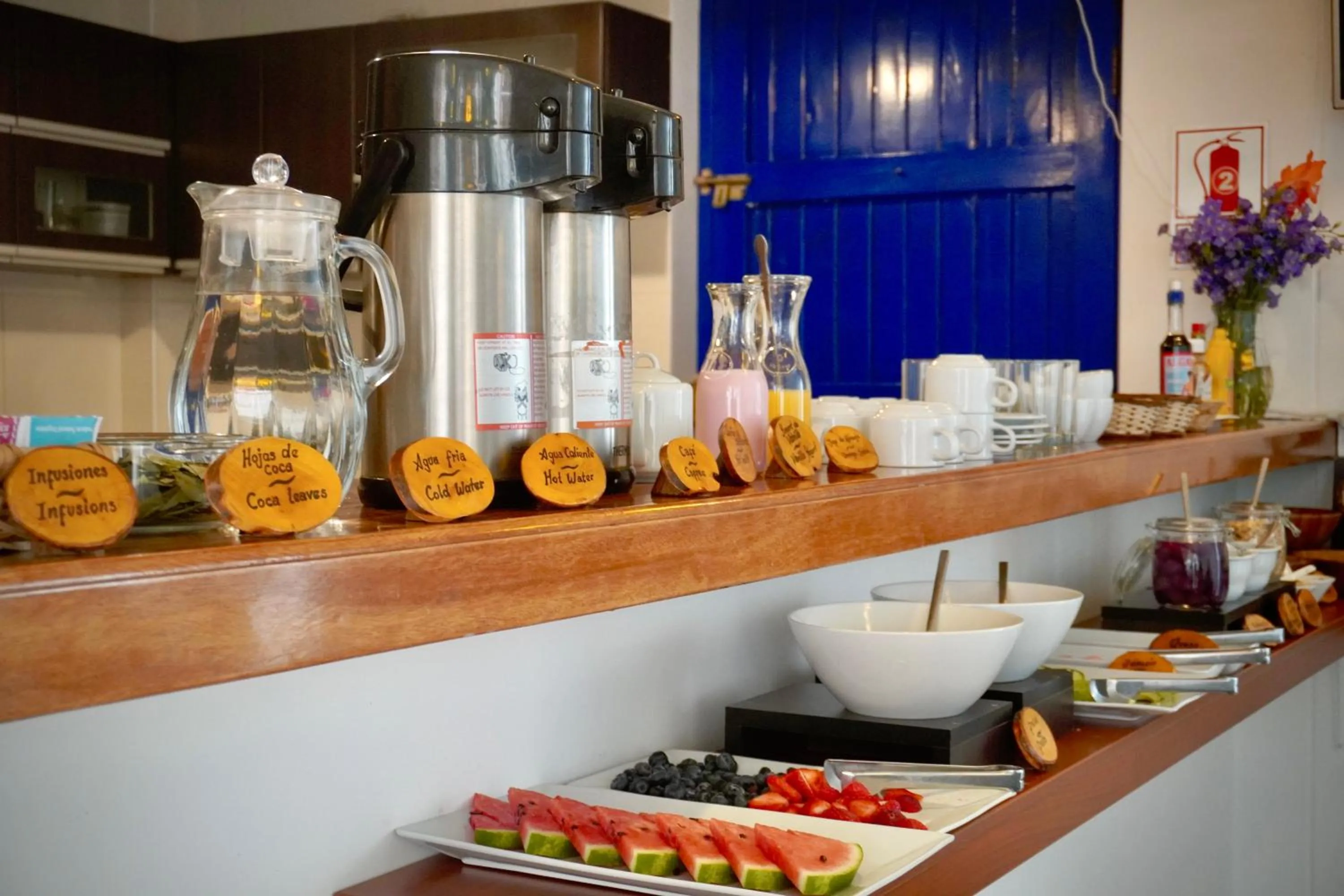 Buffet breakfast in Mistico San Blas Boutique