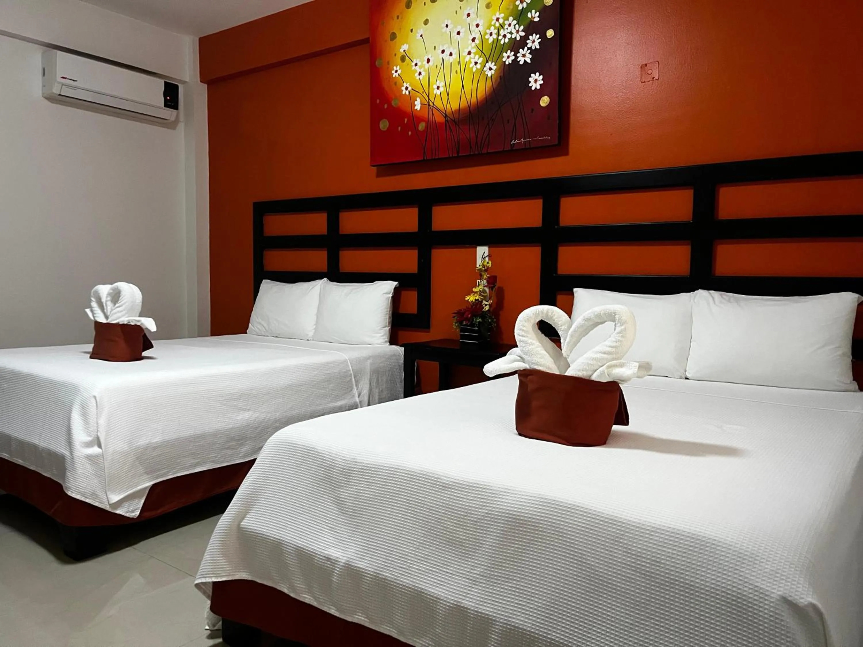 Bed in Hotel Castillo Del Rey