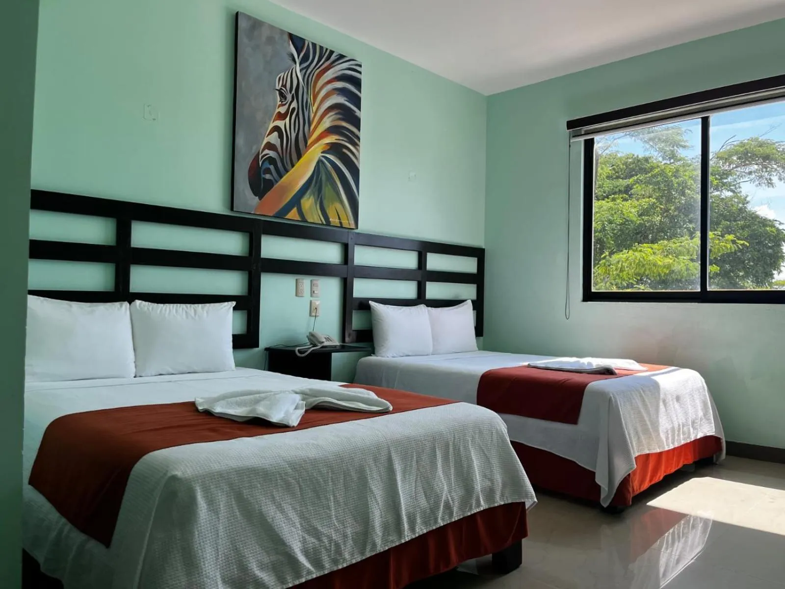 Bed in Hotel Castillo Del Rey