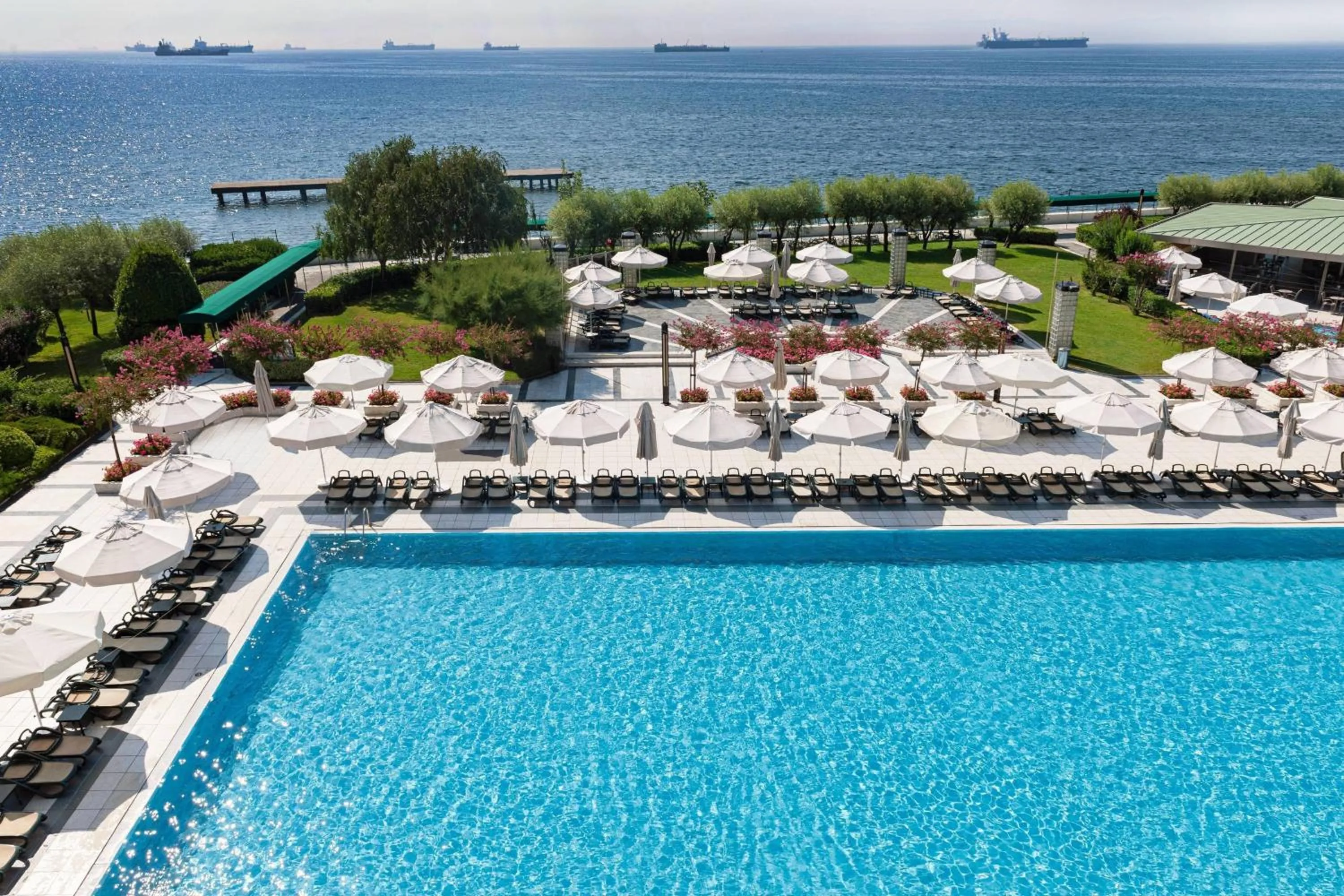 Swimming pool in Renaissance Polat Istanbul Hotel