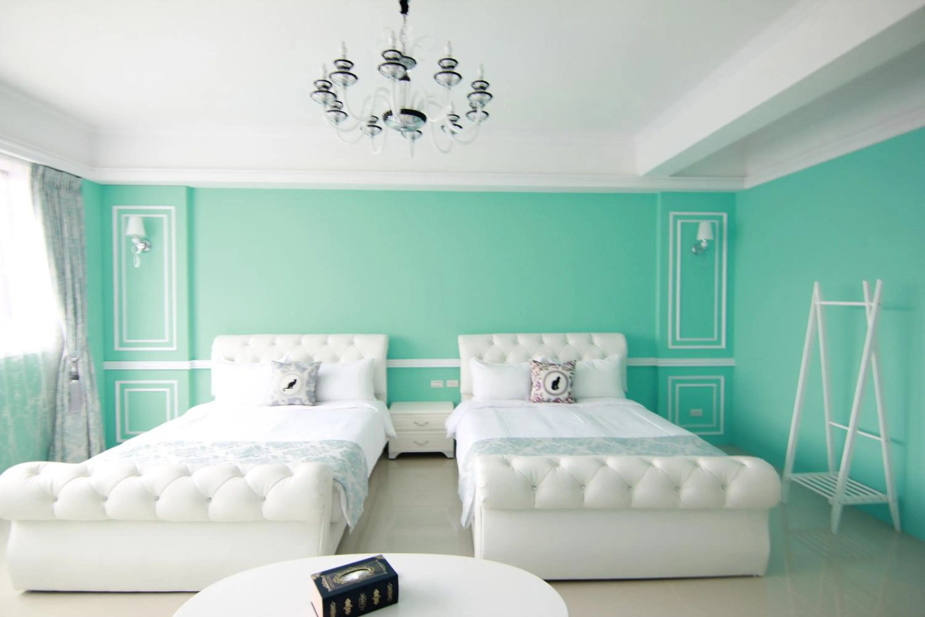 Bed in 咩咩不是羊民宿Mieh's Inn 花蓮市區 電梯 寵物友善民宿