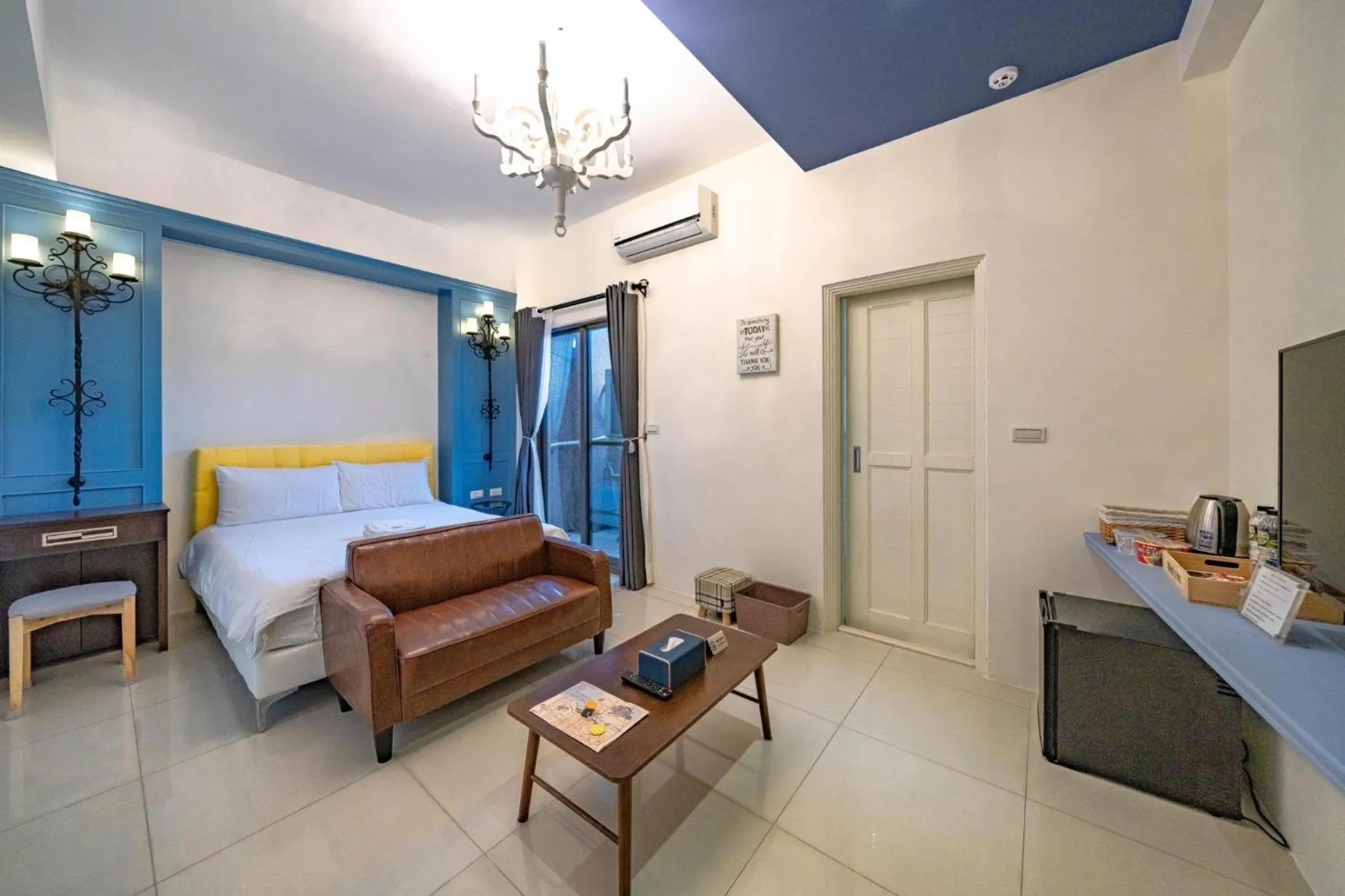 Bed in 咩咩不是羊民宿Mieh's Inn 花蓮市區 電梯 寵物友善民宿