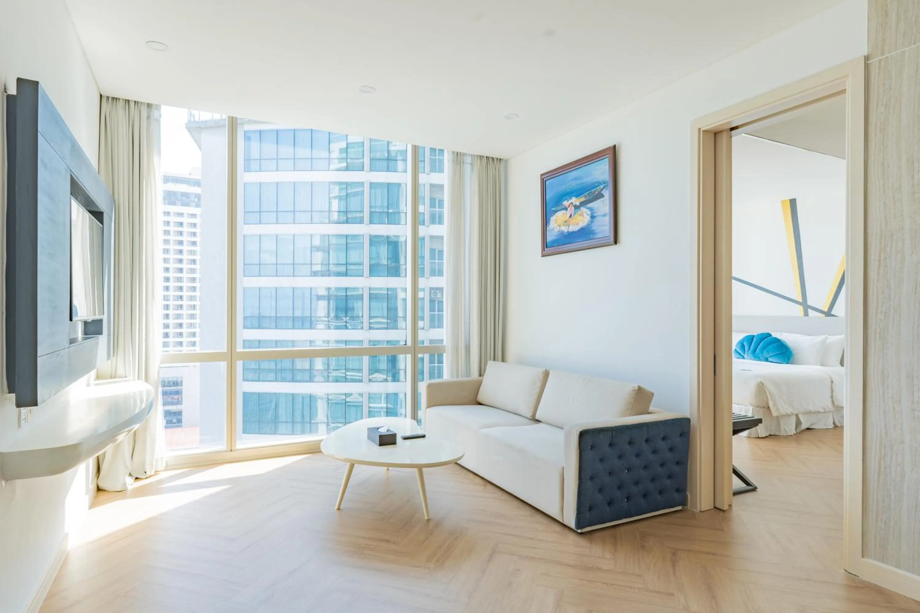 Living room in Diamond Bay Hotel