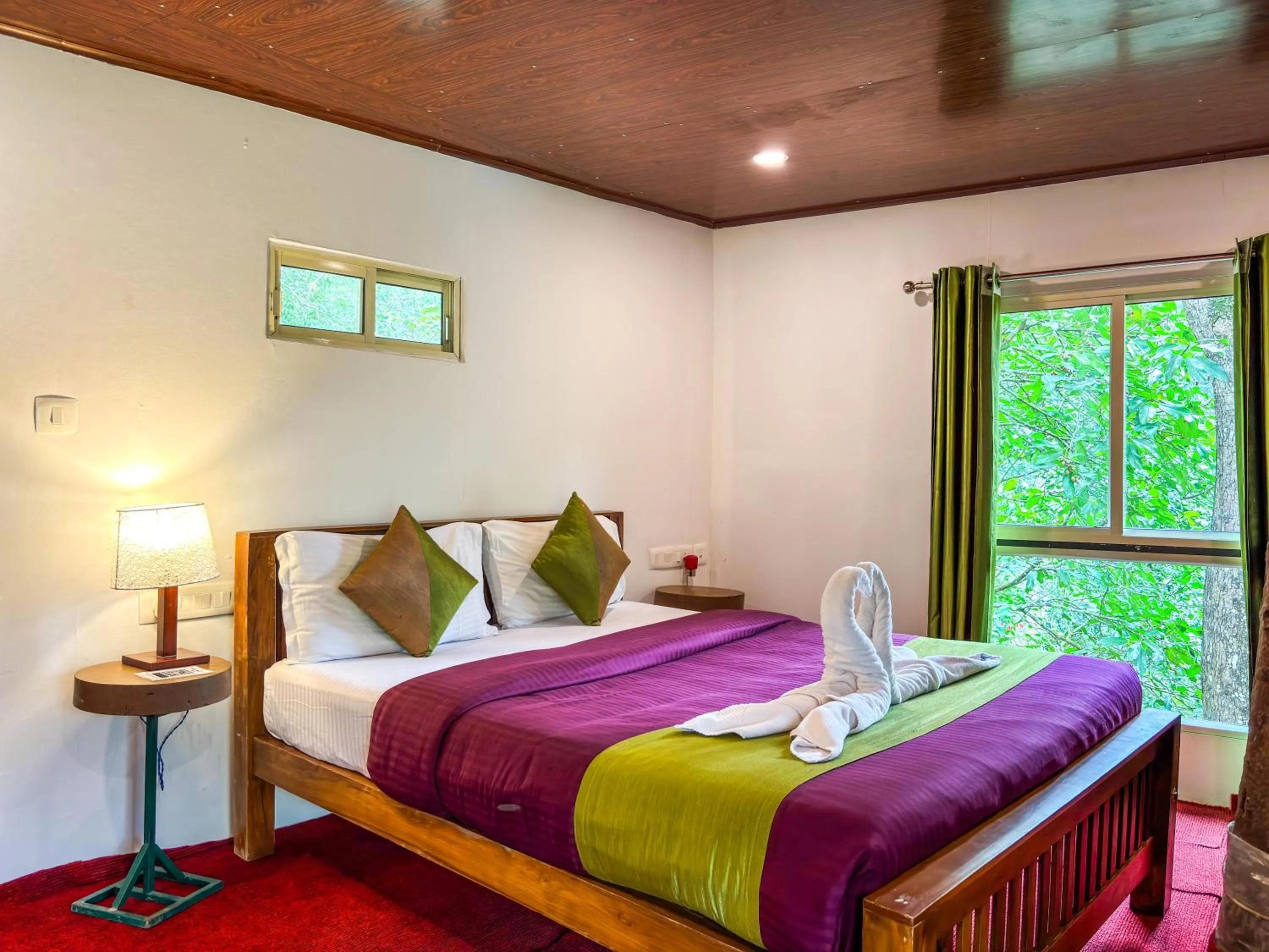 Bed in Ela Ecoland Nature Retreat