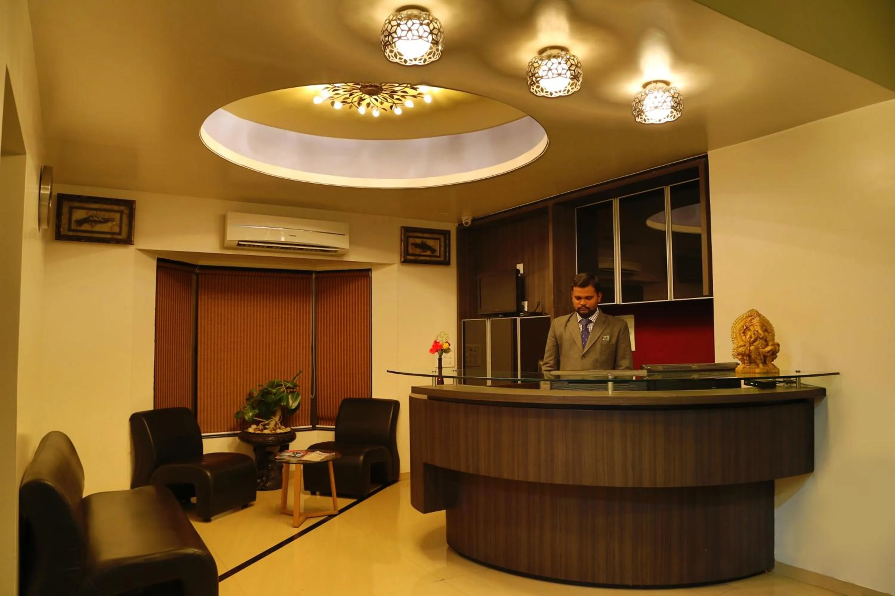 Lobby or reception in Hotel The Leaf