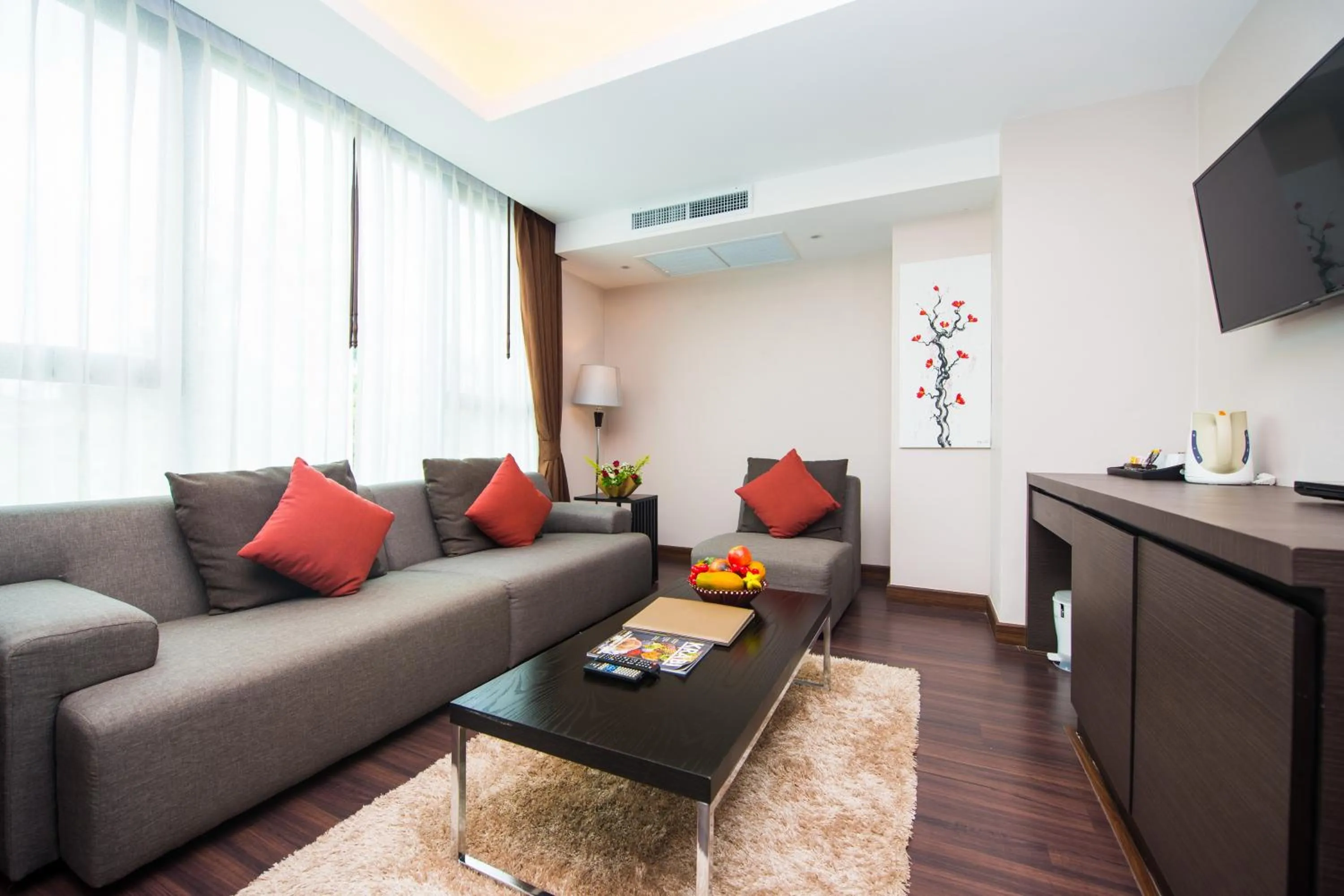 Living room in Tetris Hotel