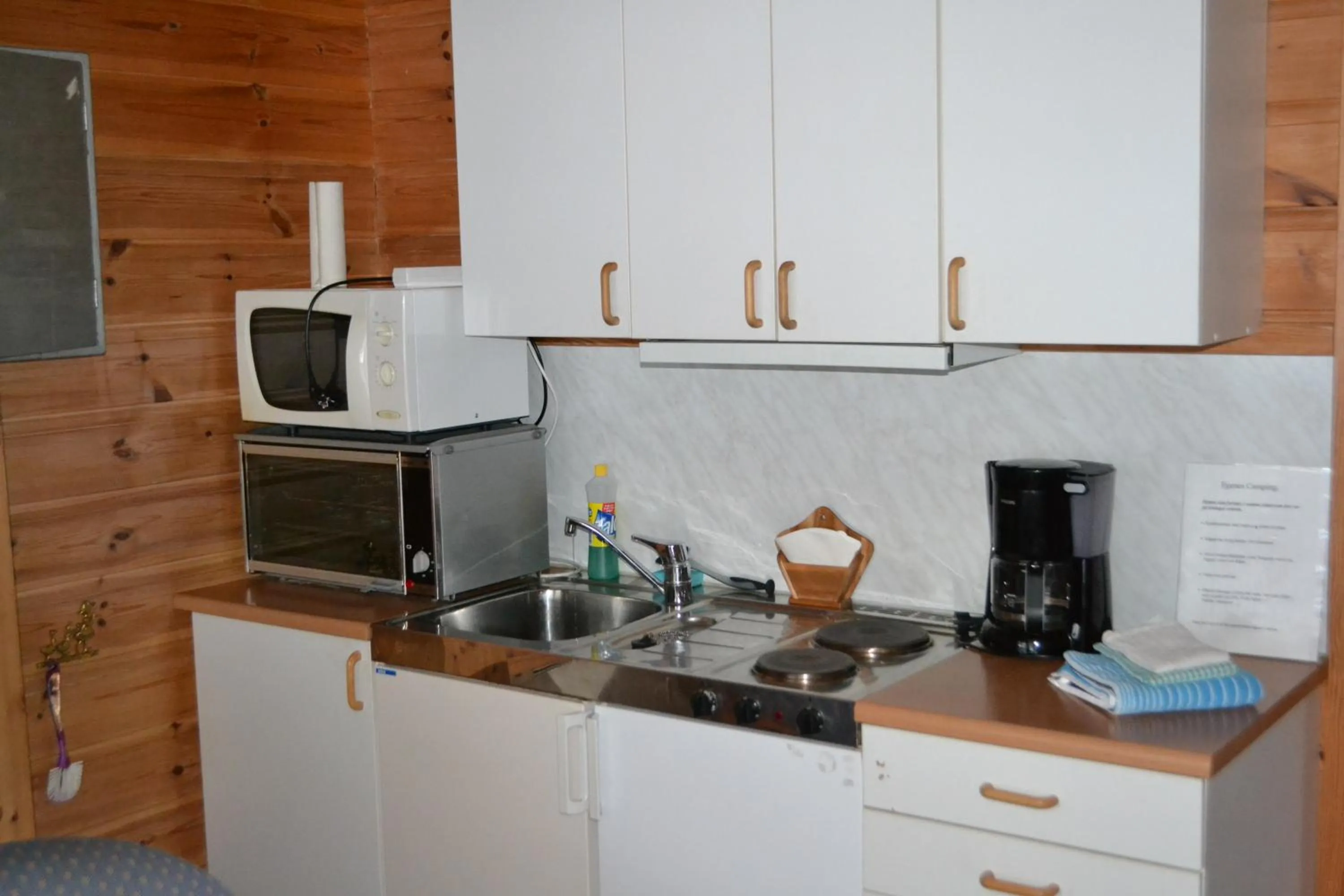 Kitchen or kitchenette in Egenes Camping