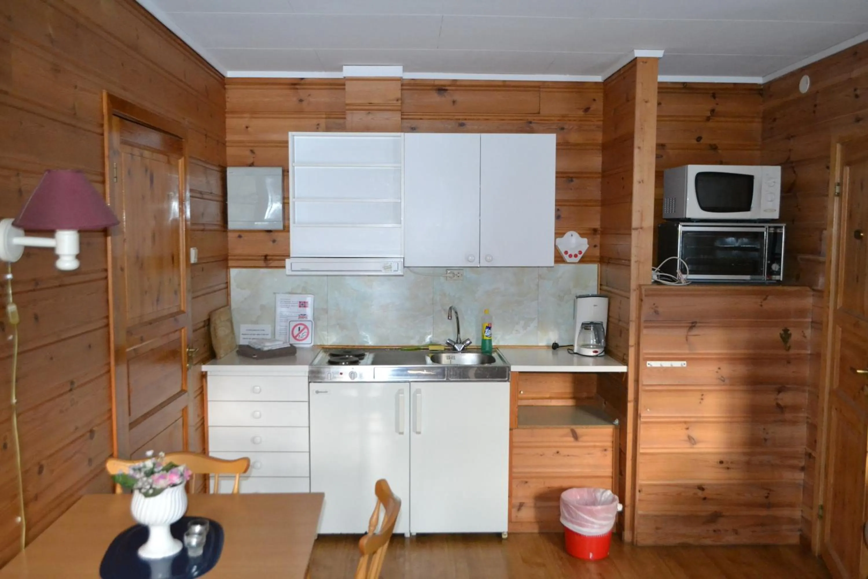 Kitchen or kitchenette in Egenes Camping