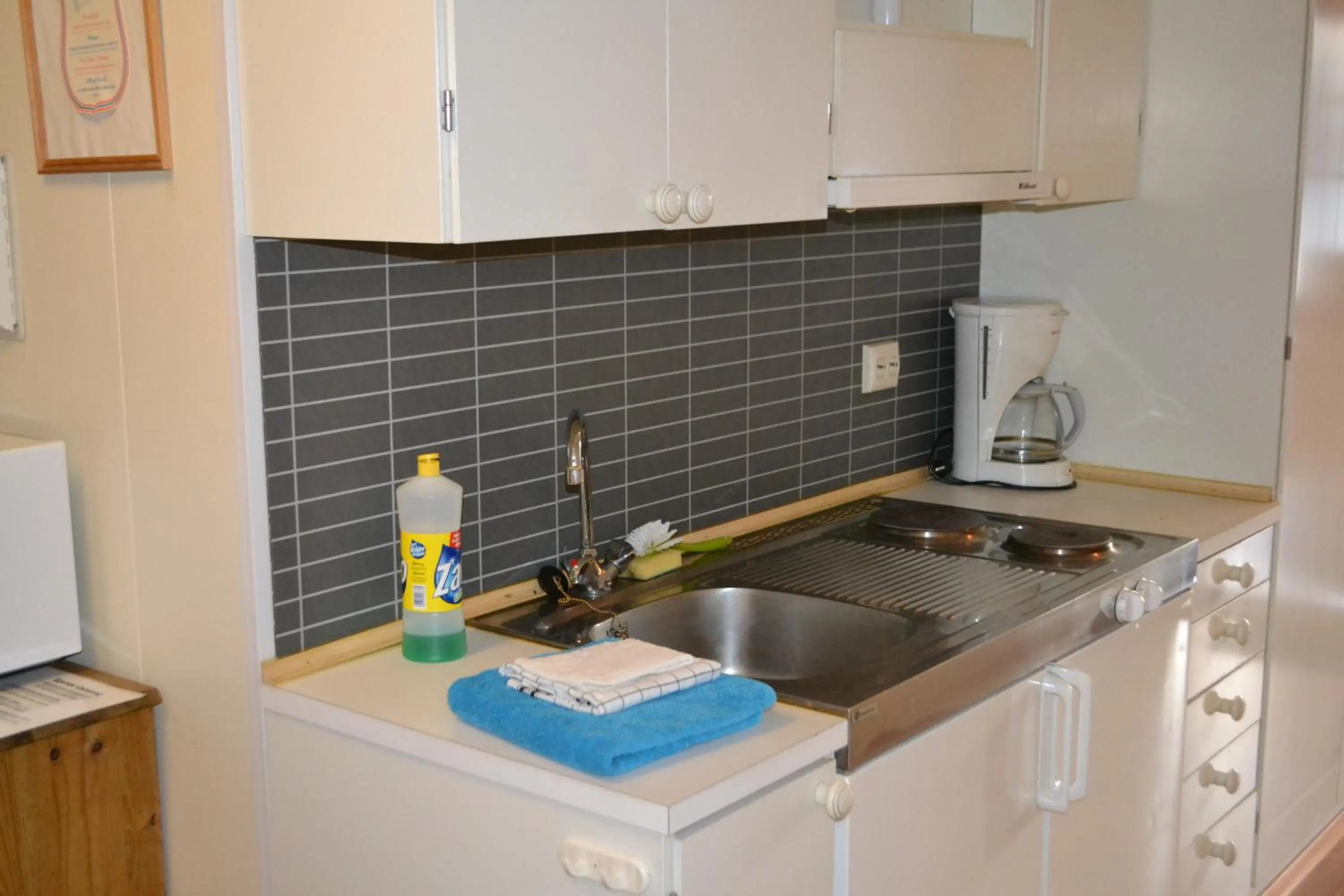 Kitchen or kitchenette in Egenes Camping