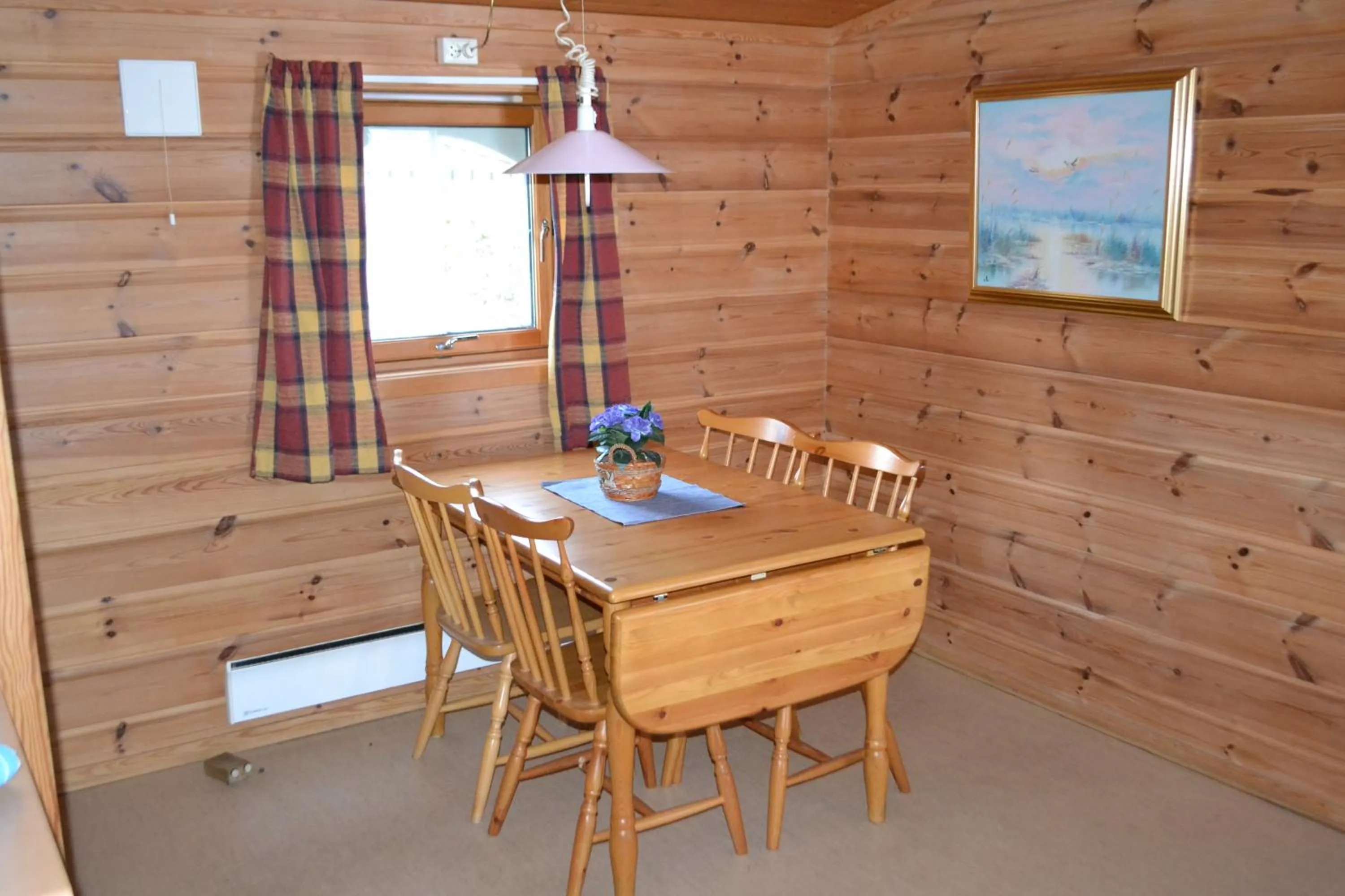 Dining area in Egenes Camping