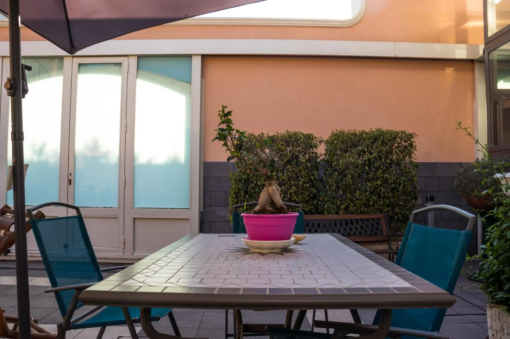 Patio in B&B I Licutiani