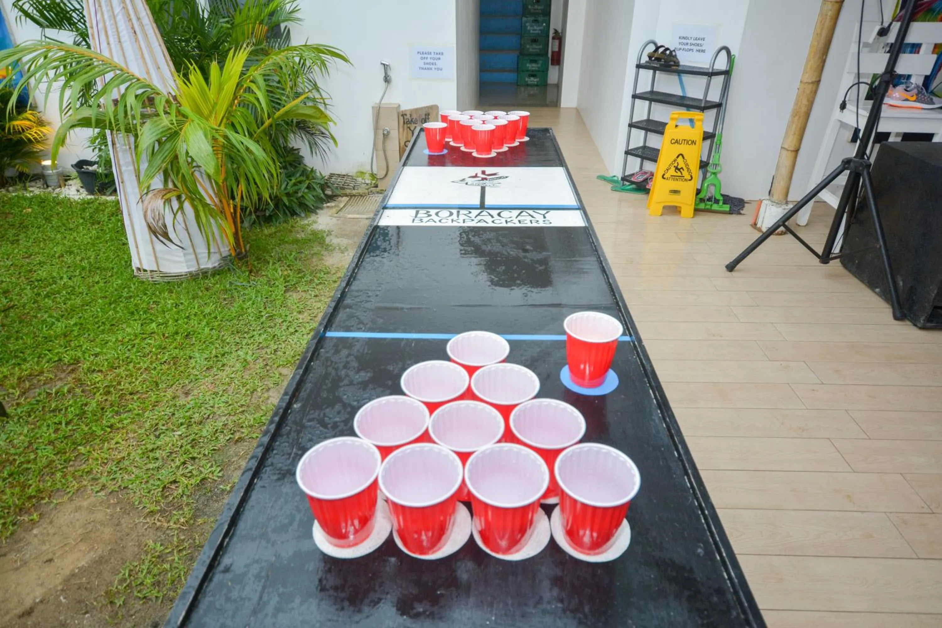 Game Room in Boracay Backpackers
