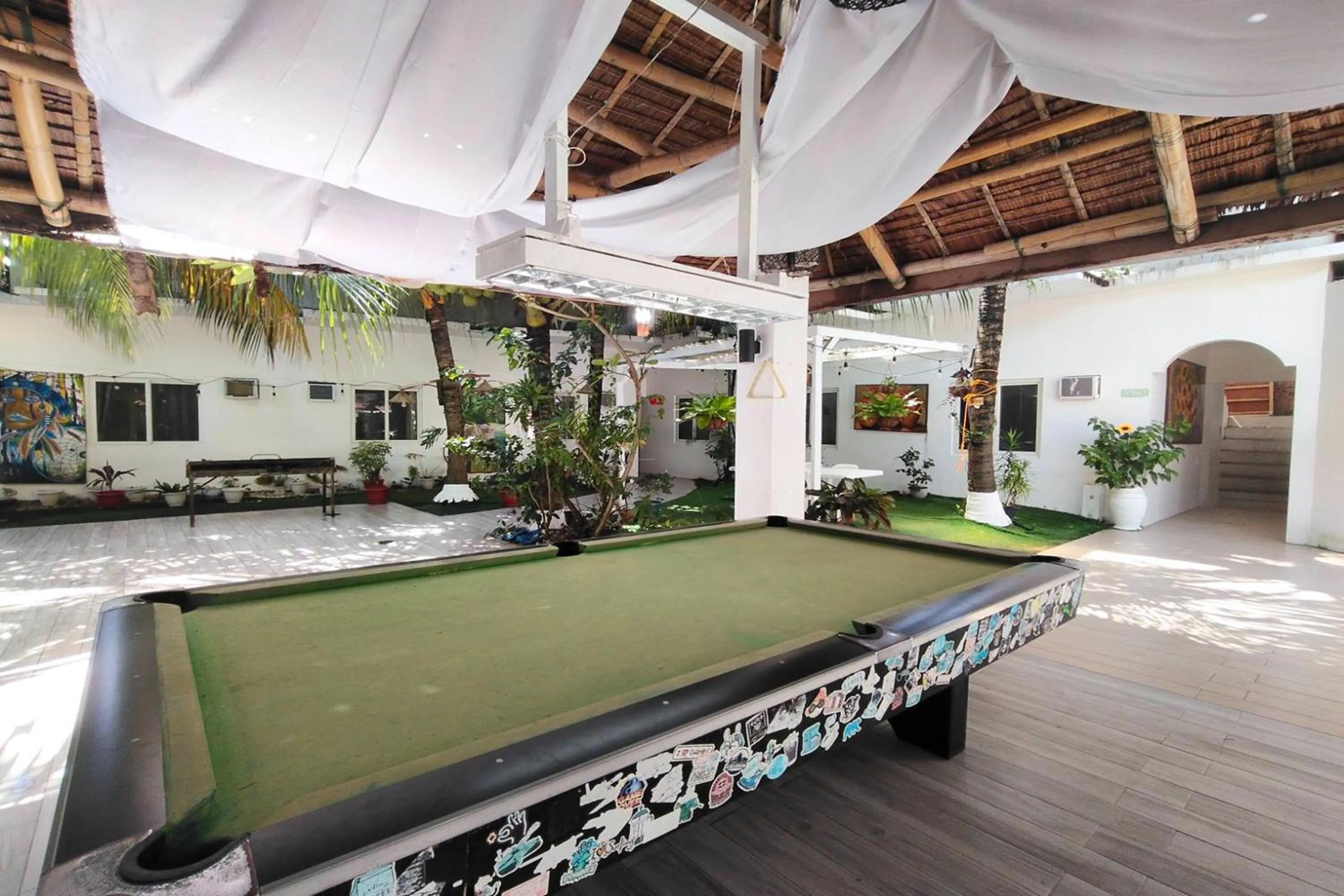 Game Room in Boracay Backpackers