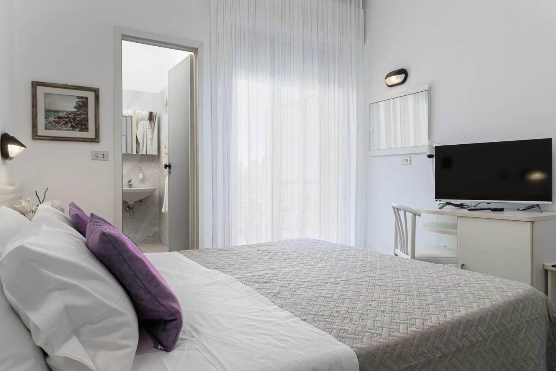 Bedroom, Bed in Hotel Gioiello