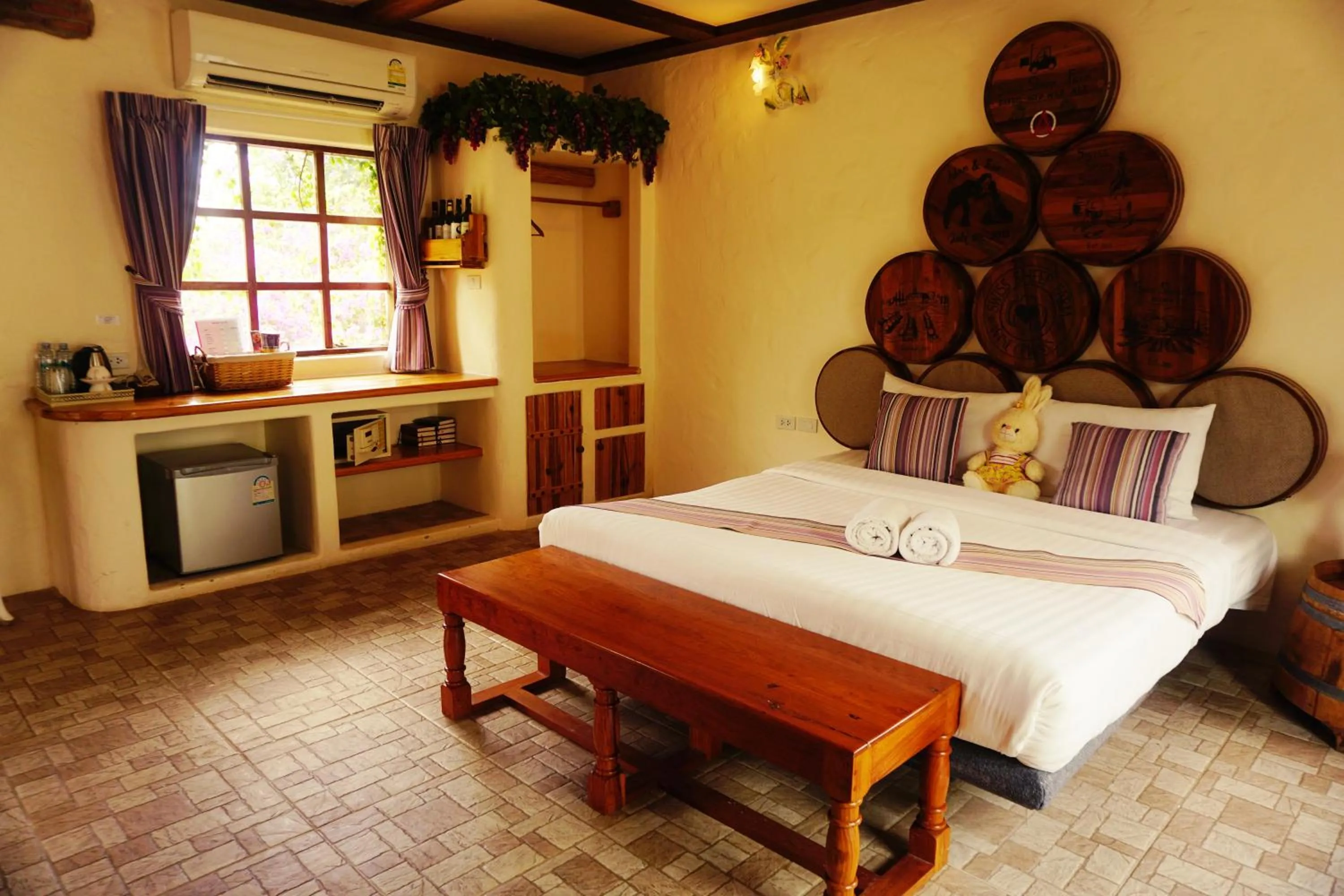 Bed in Swiss Hotel Pattaya