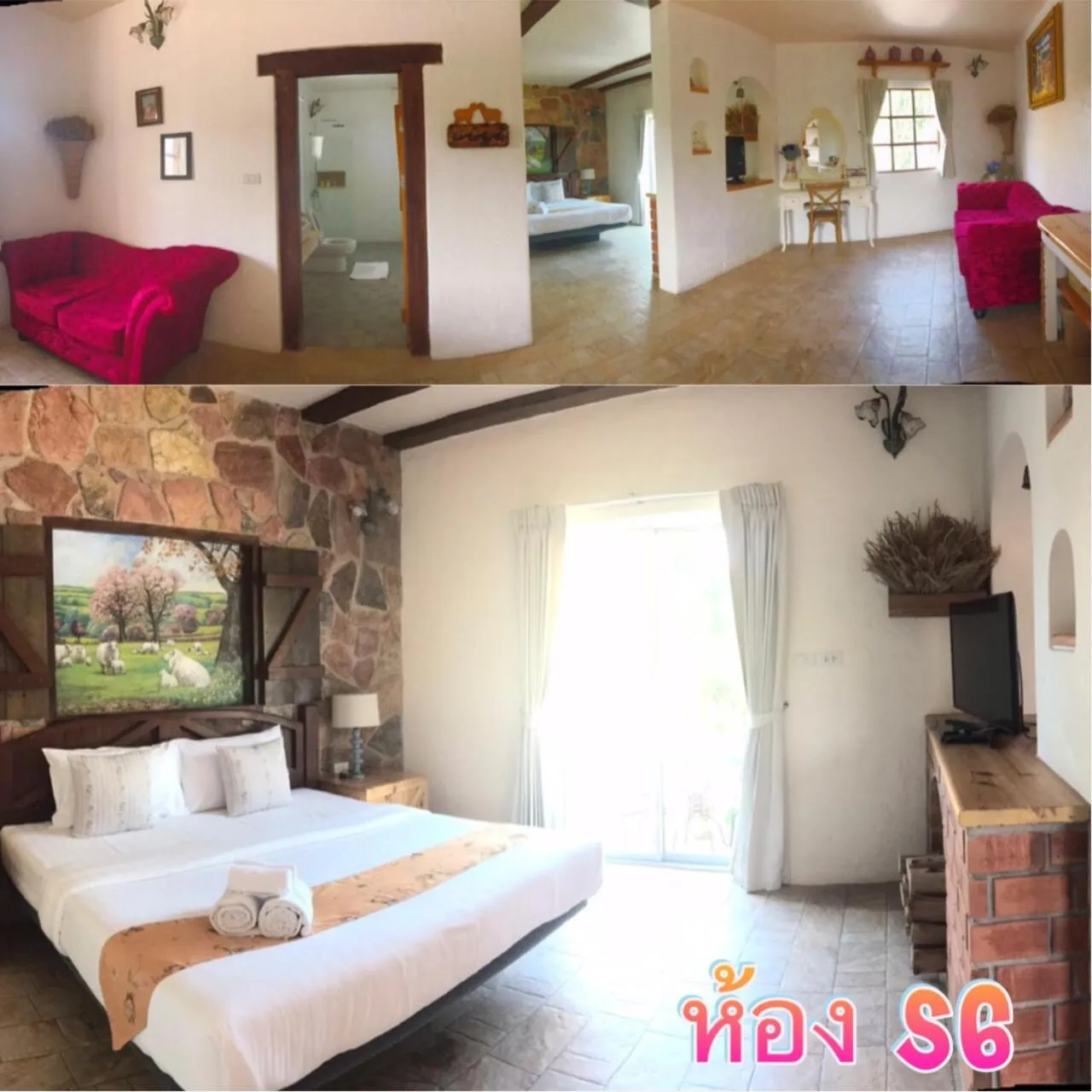 Bed in Swiss Hotel Pattaya