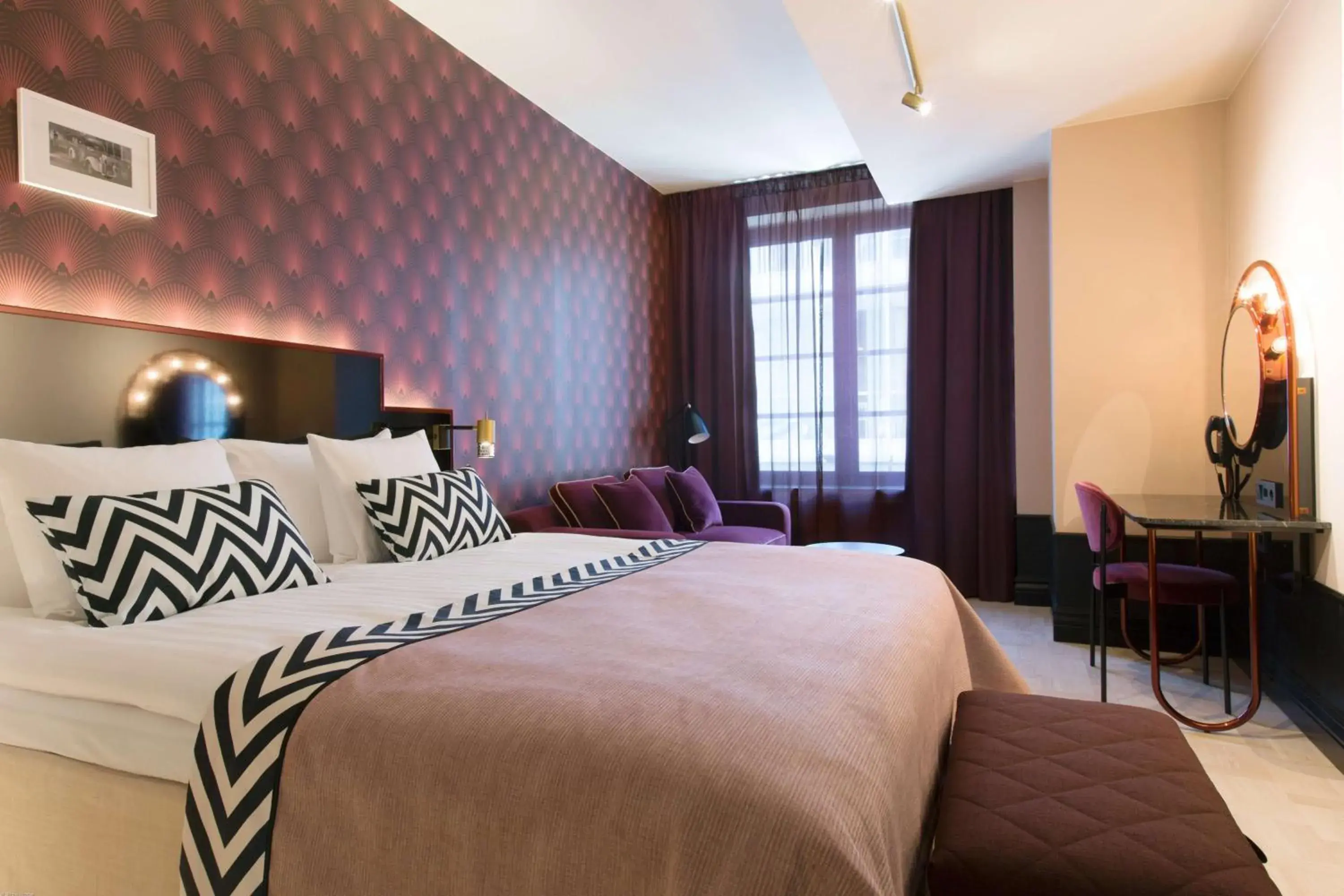 Large Deluxe Double Room with Sofa Bed in Haymarket by Scandic Large Deluxe Double Room with Sofa Bed in Haymarket by Scandic