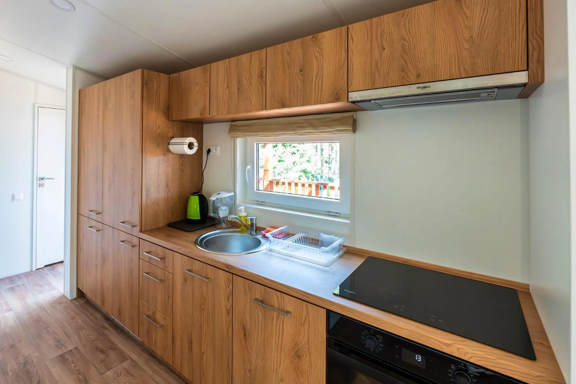 Kitchen or kitchenette in Hotel Tajty