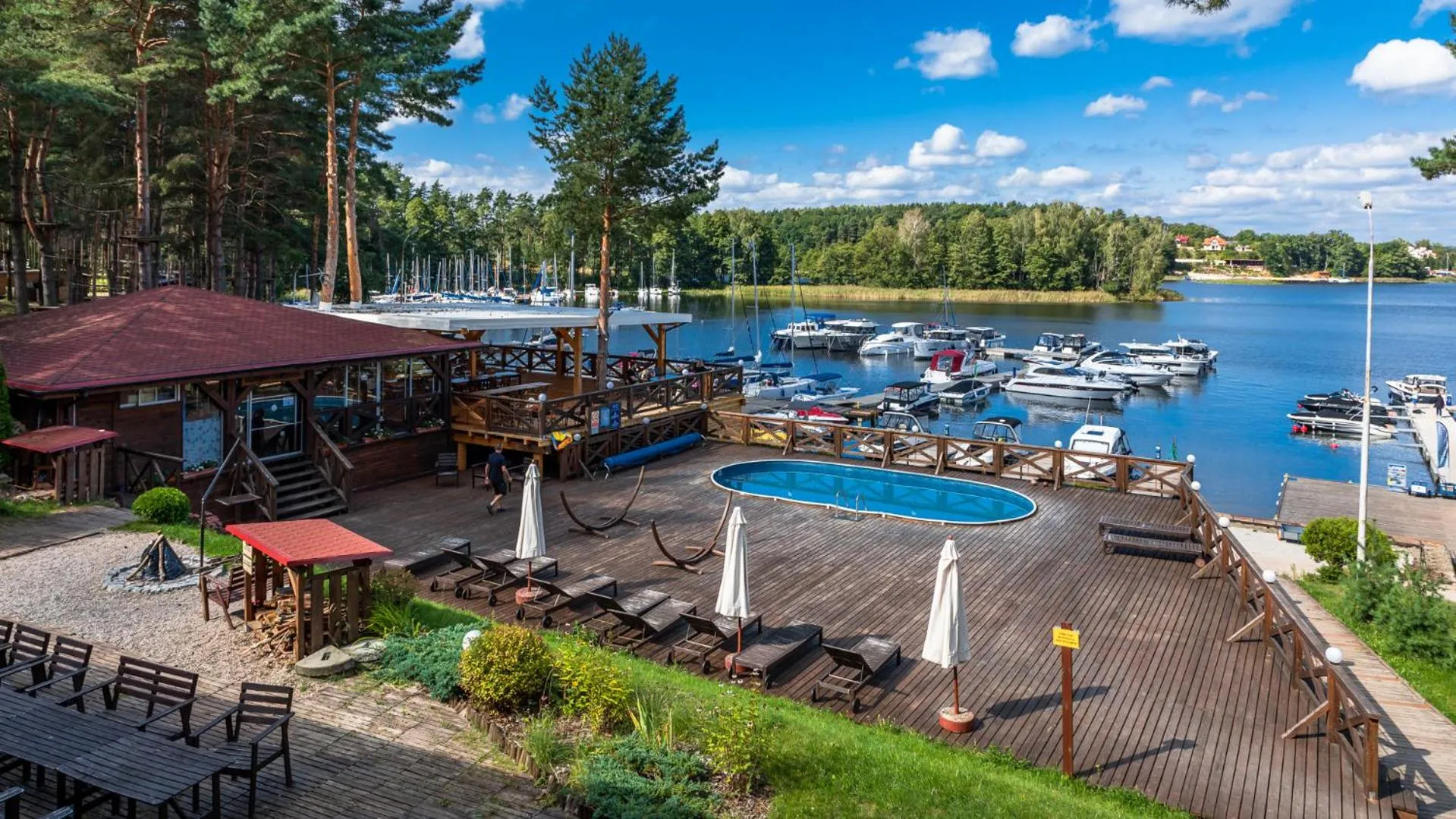 Patio in Hotel Tajty